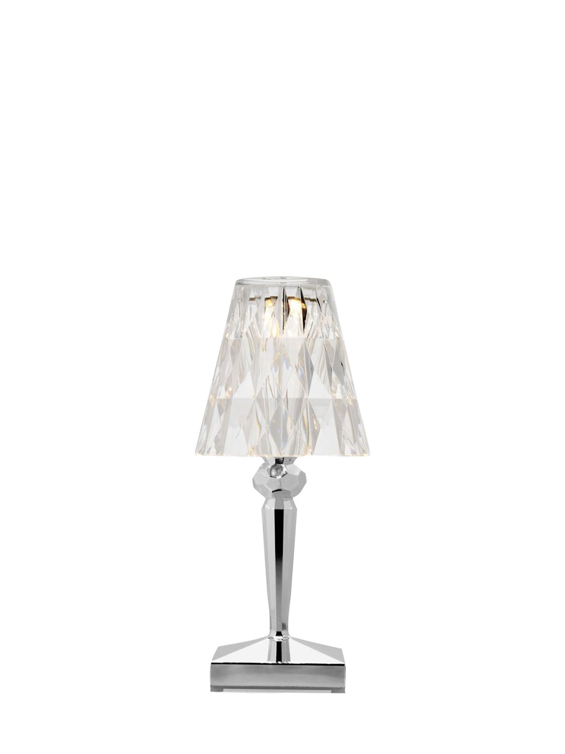 Kartell Battery Table Lamp In Cromato