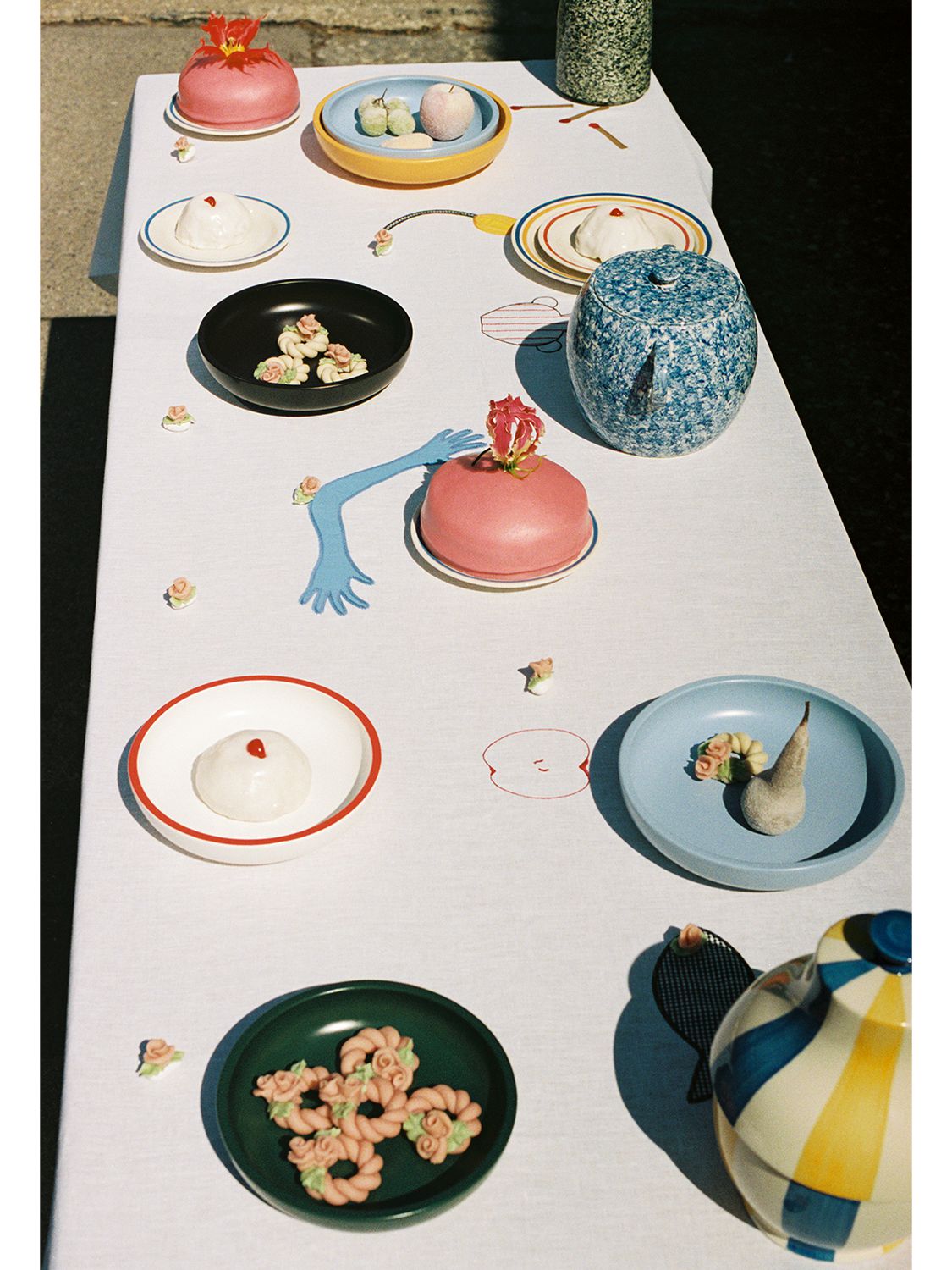 Hay Sobremesa Stoneware Plate Set Of Two 25.5cm In White