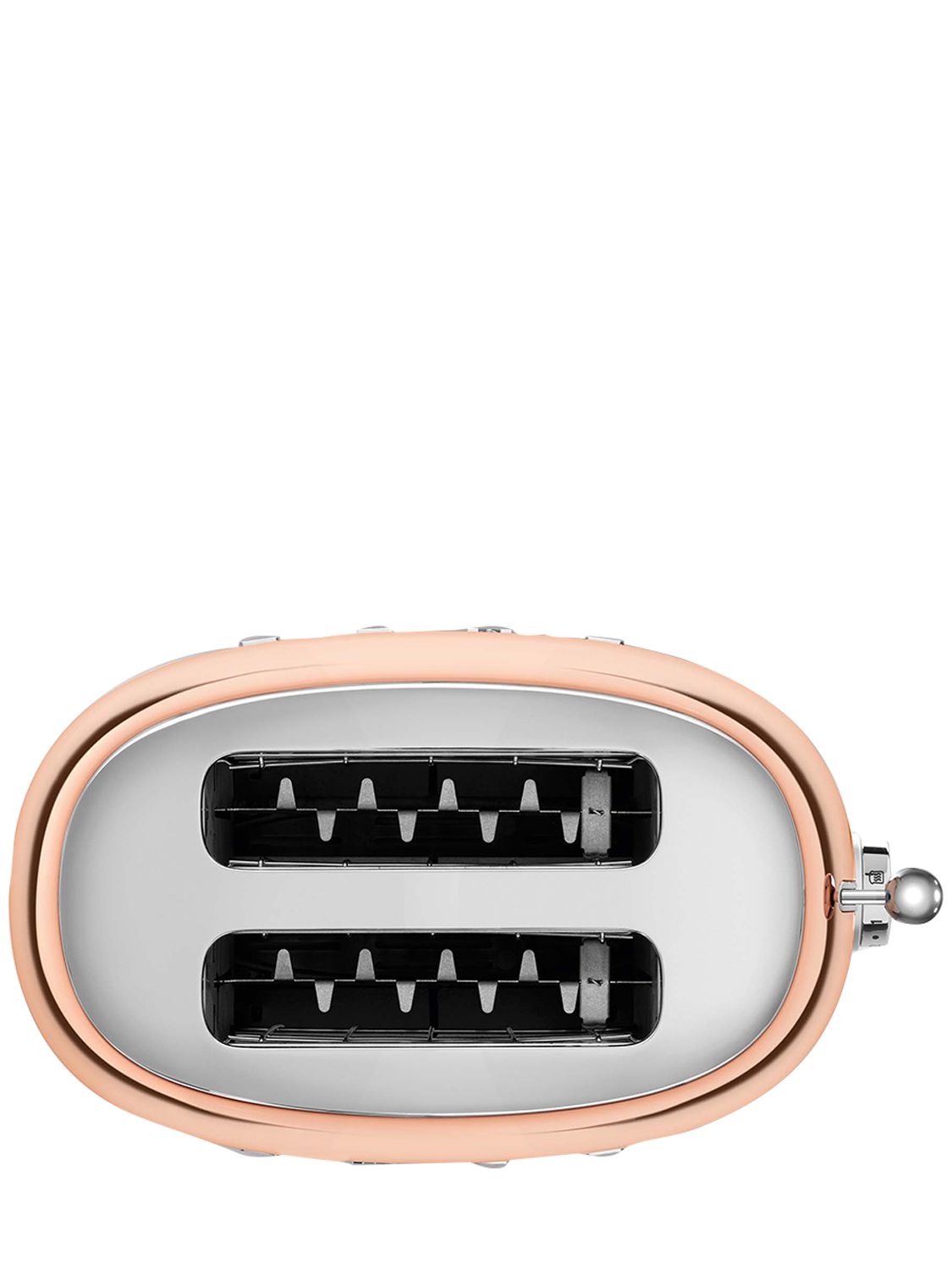 Shop Smeg Oro Rosa 2x2 Toaster In Rose Gold