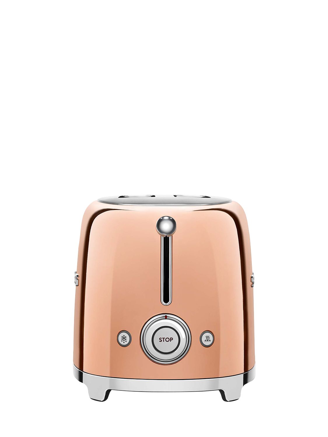 Shop Smeg Oro Rosa 2x2 Toaster In Rose Gold