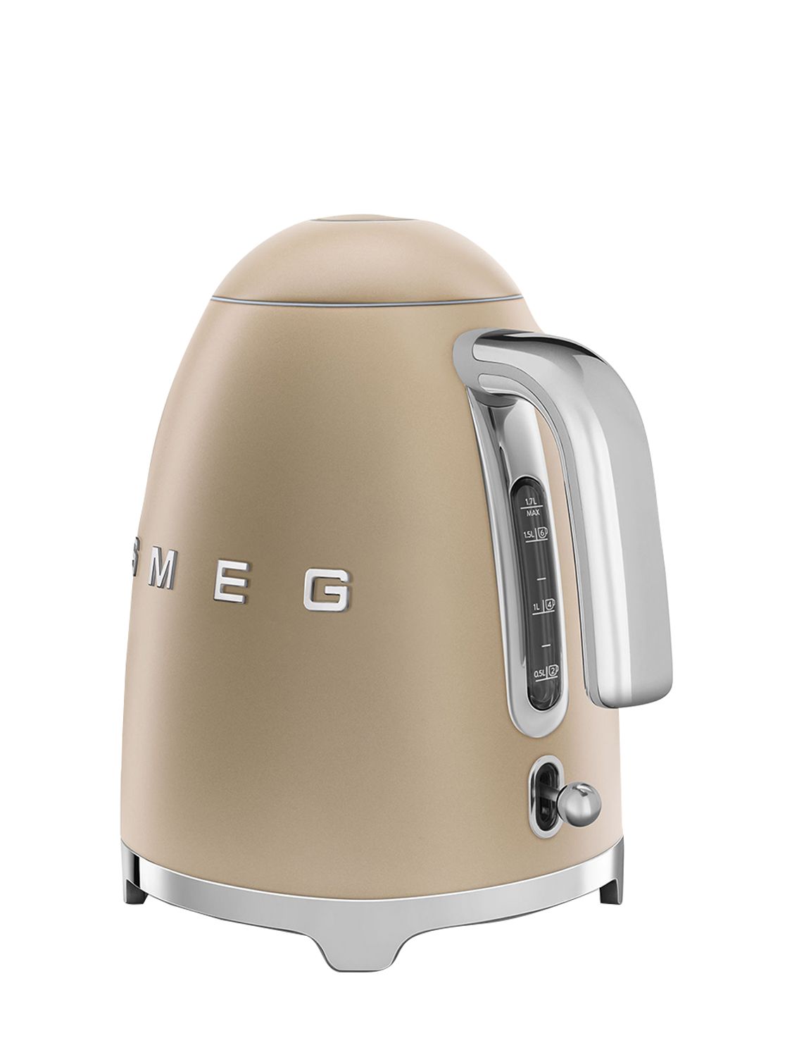 Shop Smeg Oro Opaco Electric Kettle In Gold