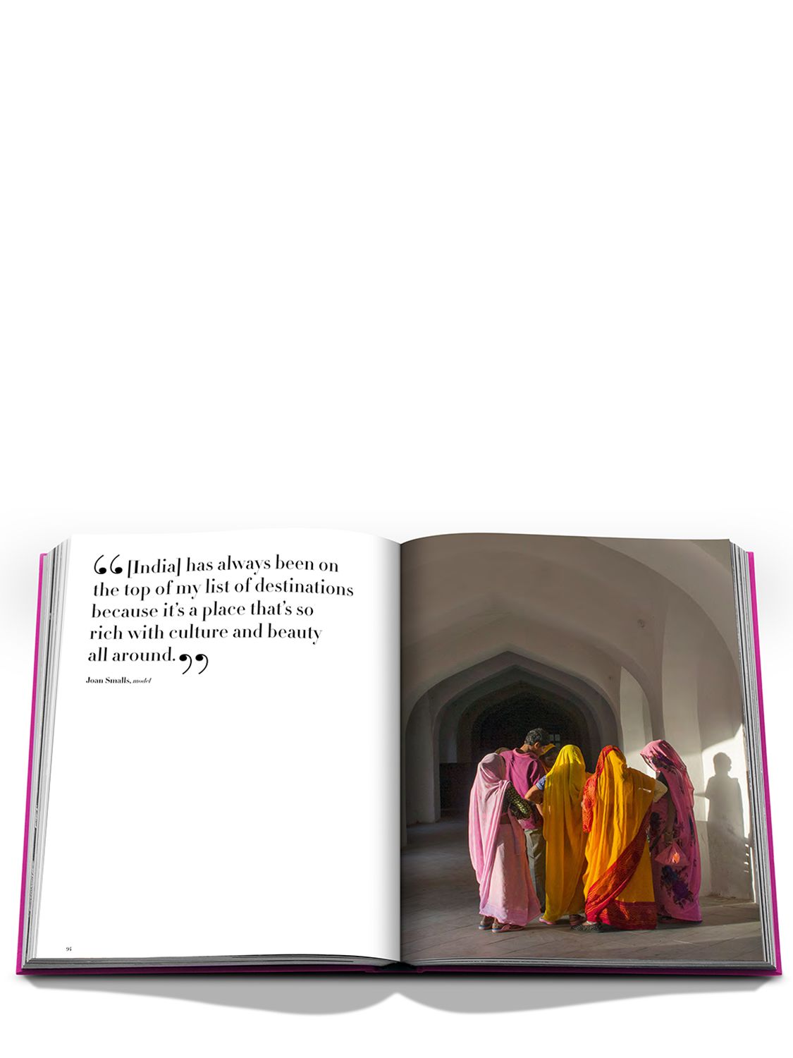 Assouline Jaipur Splendor Coffee Table Book In Fuchsia