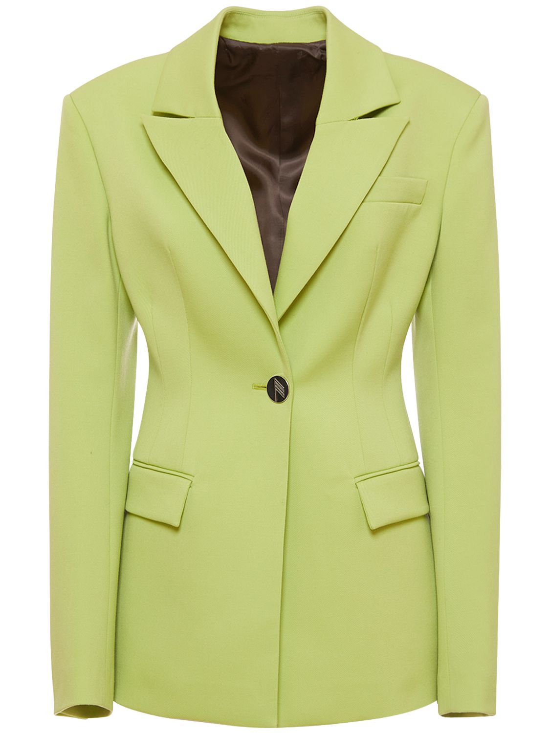 Blazer En Gabardine De Laine Stretch - THE ATTICO - Modalova