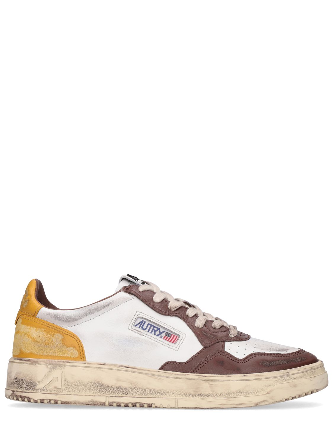 Autry Sneakers Medalist Super Vintage In White,brown