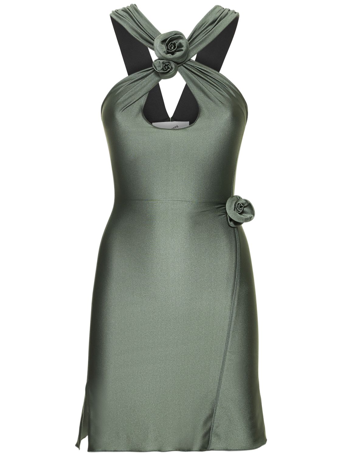 Robe Courte En Jersey À Encolure Licou - COPERNI - Modalova