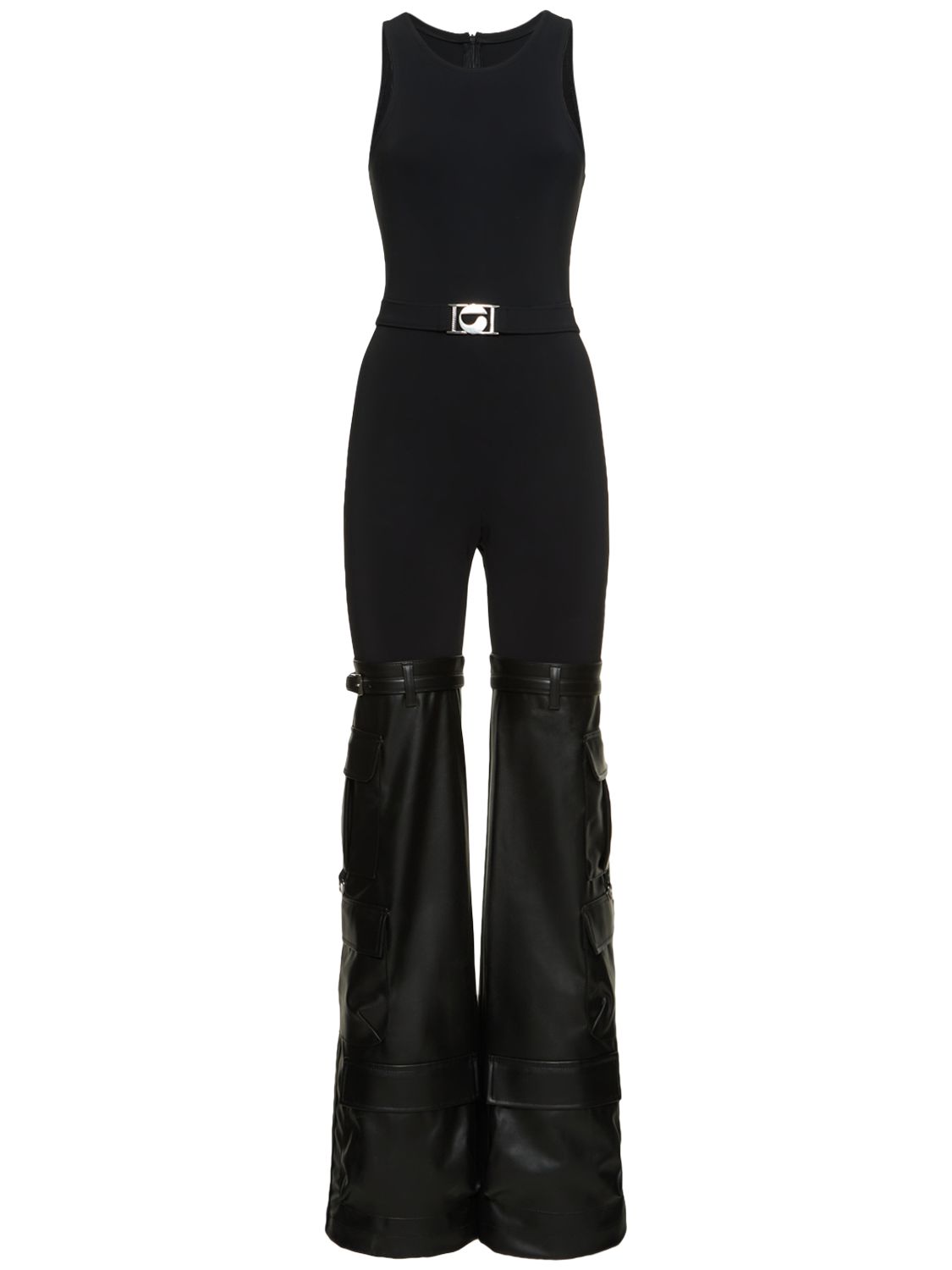 Combinaison En Jersey Hybride Et Simili-cuir - COPERNI - Modalova