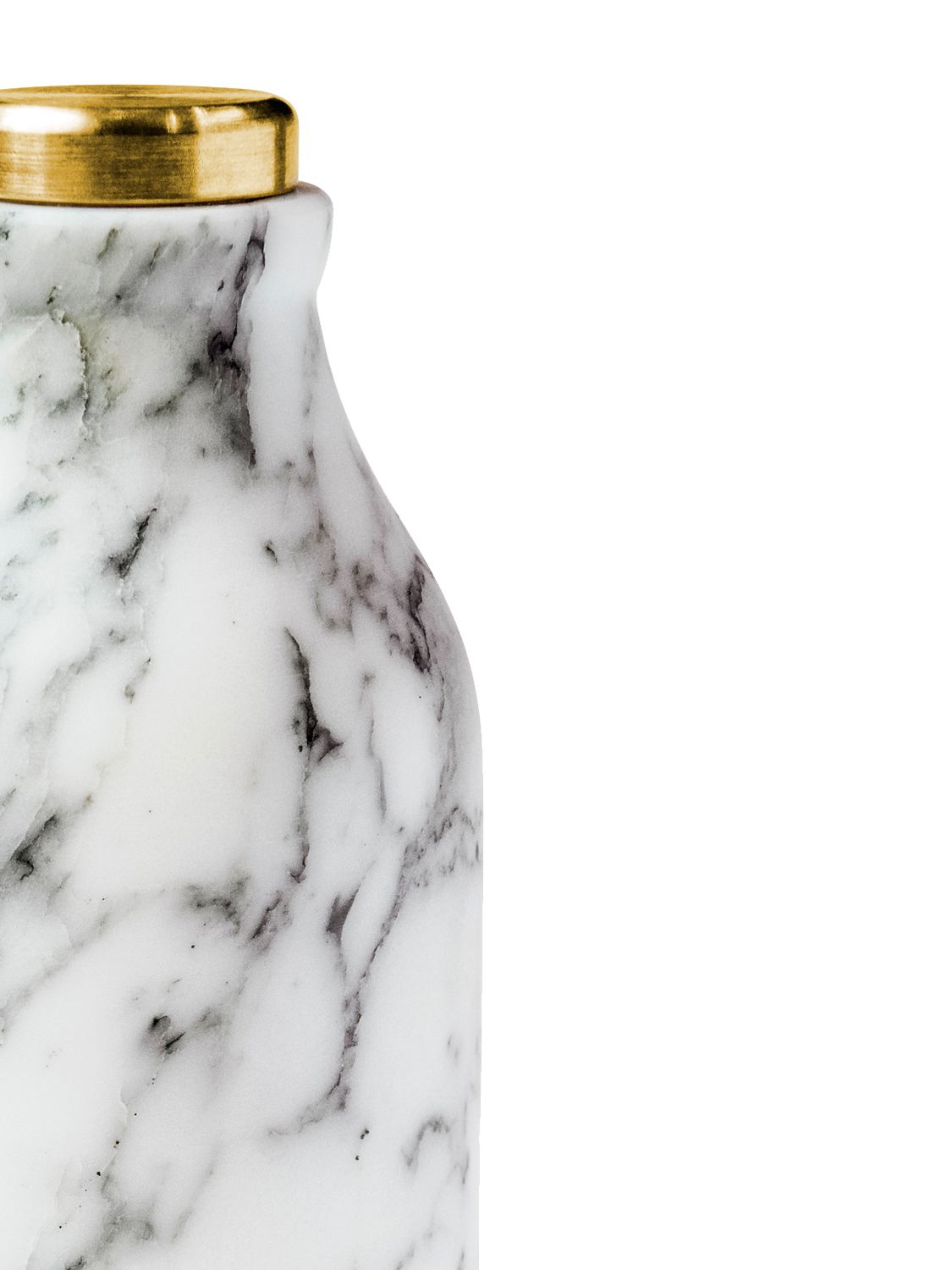 Editions Milano Mr Bottle Arabescato Marble In Arabescato