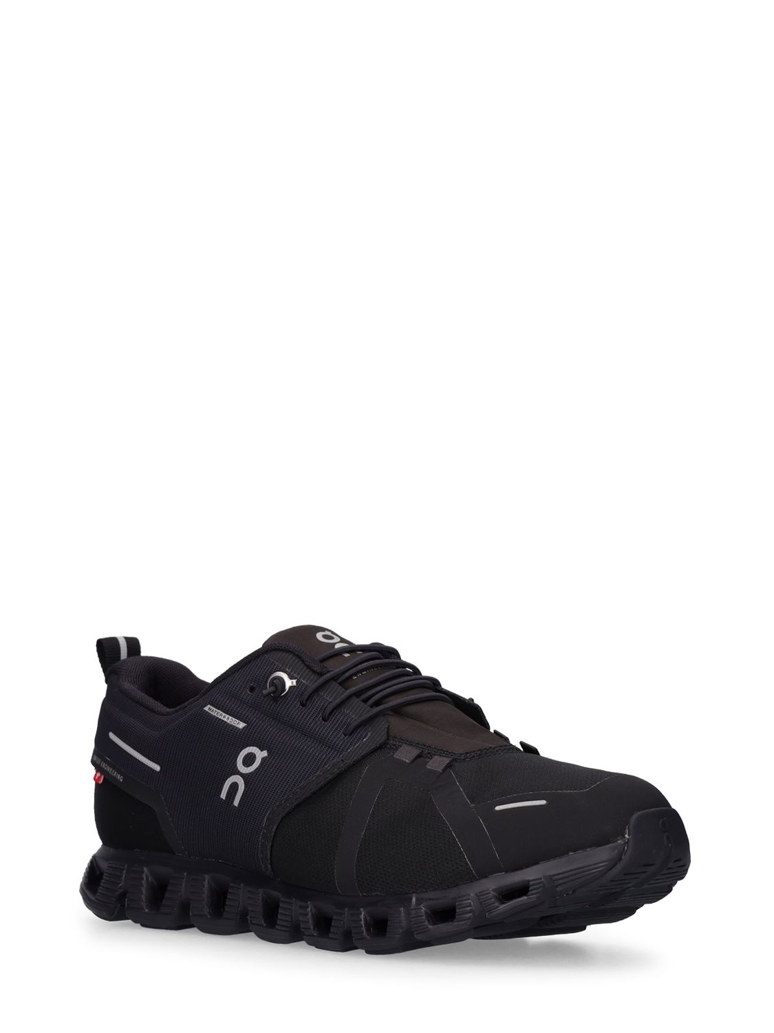 Shop On Cloud 5 Waterproof Sneakers In Black