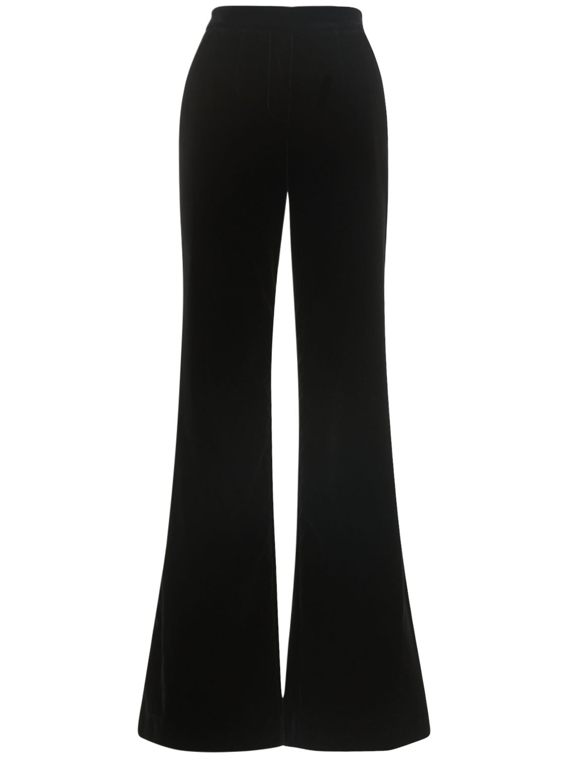 Pantalon Droit En Velours De Coton Taille Mi-haute - COSTARELLOS - Modalova