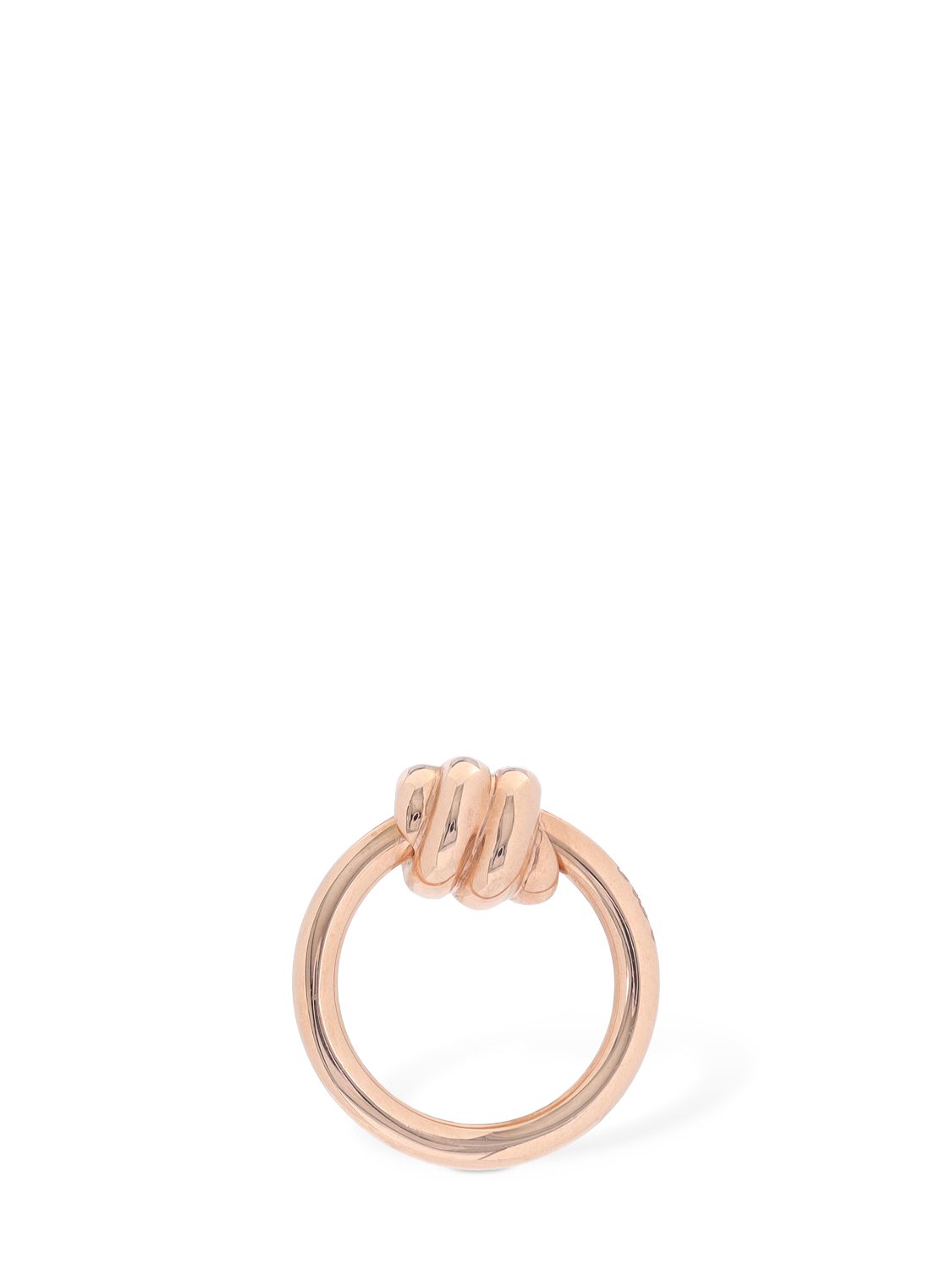 9kt Rose Gold Nodo Mono Earring