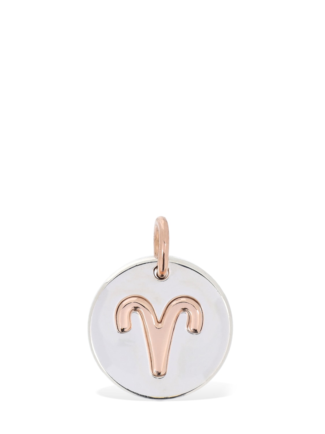 9kt Rose Gold & Silver Aries Charm