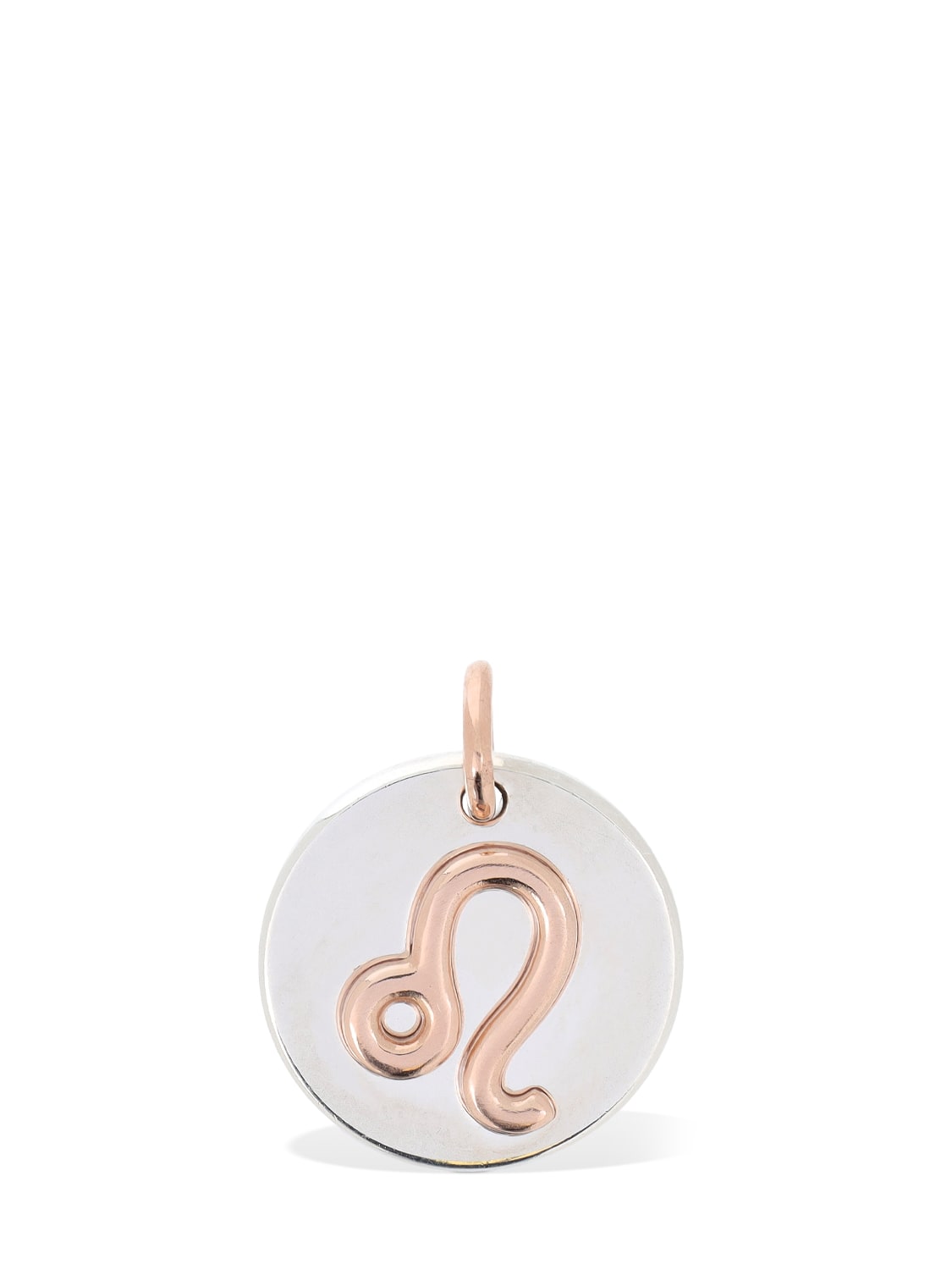 9kt Rose Gold 
Silver Leo Charm