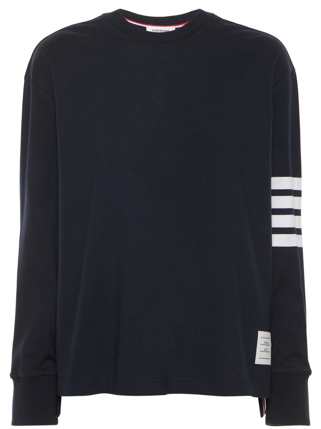 Cotton Jersey Over Sweatshirt W/ Stripe