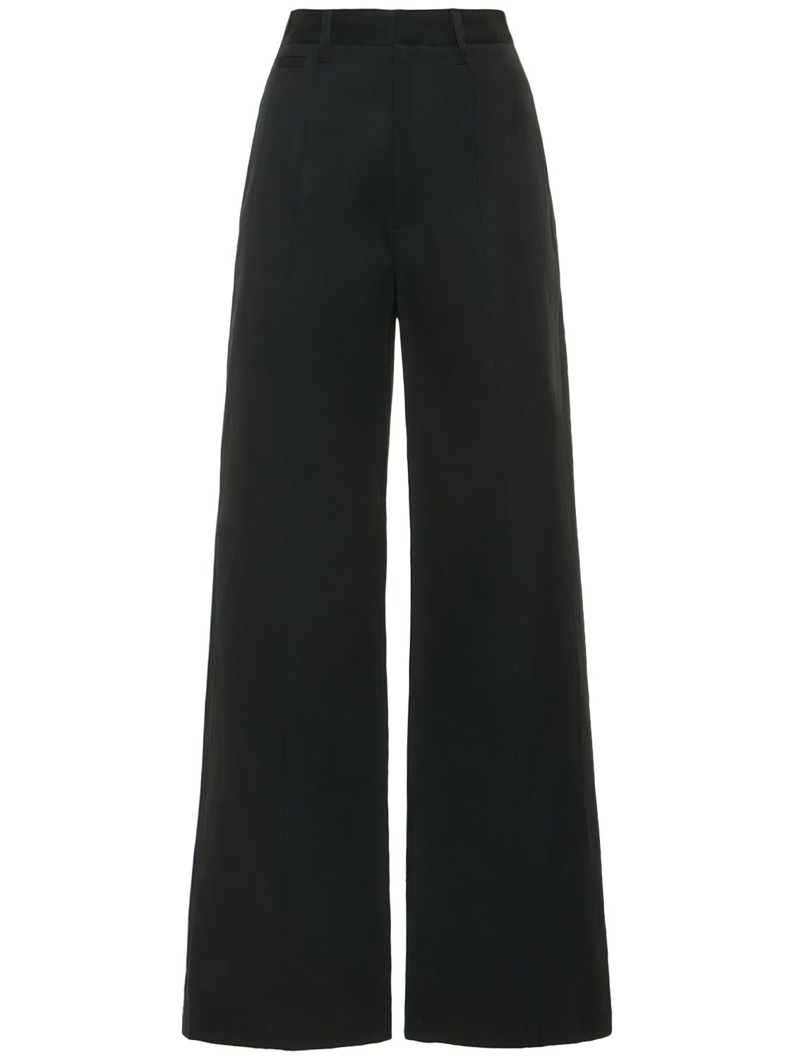 Lizzy Cotton Twill Wide Leg Pants