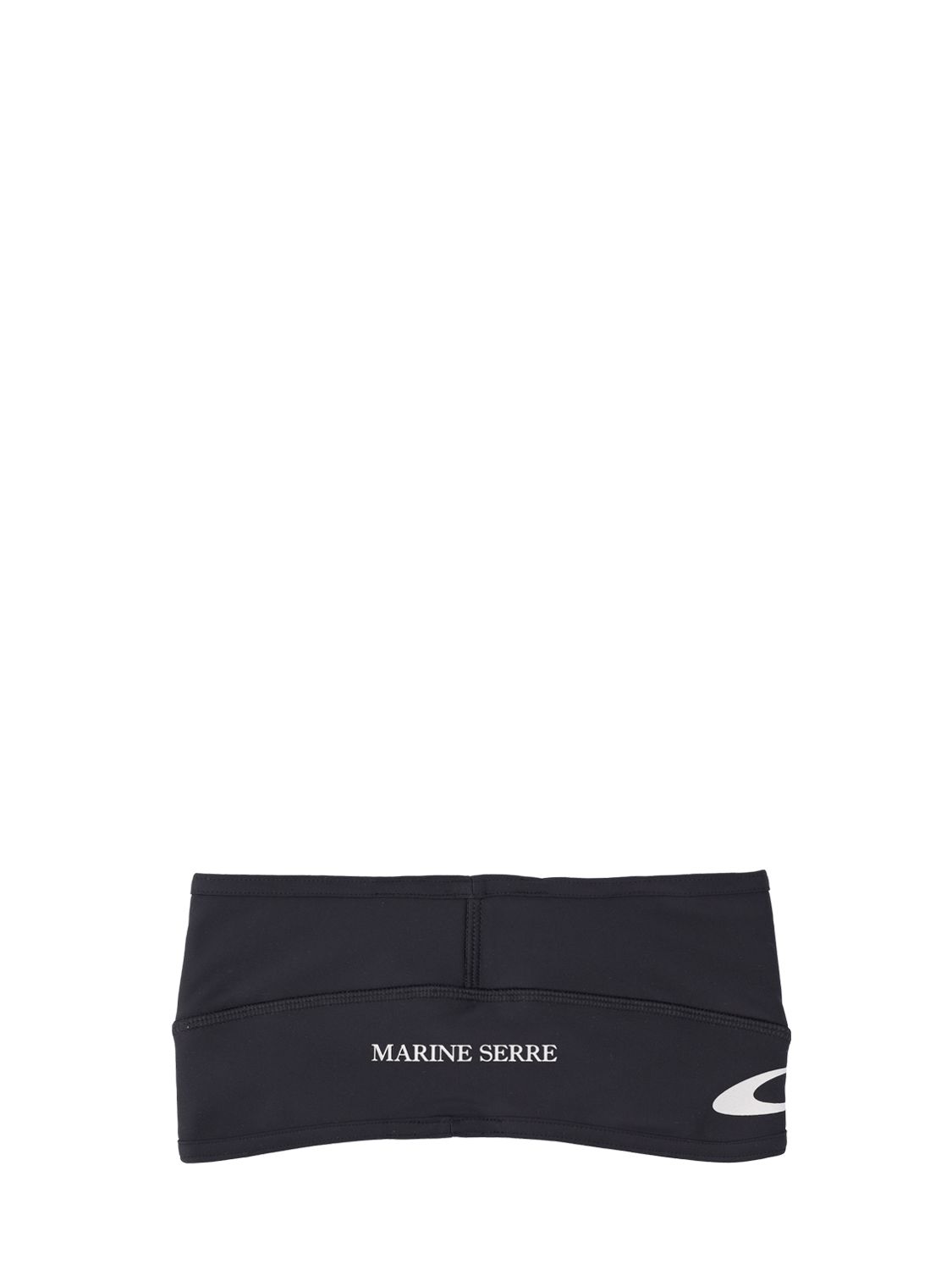 MARINE SERRE Bandeau En Nylon Thermique Imprimé Logo