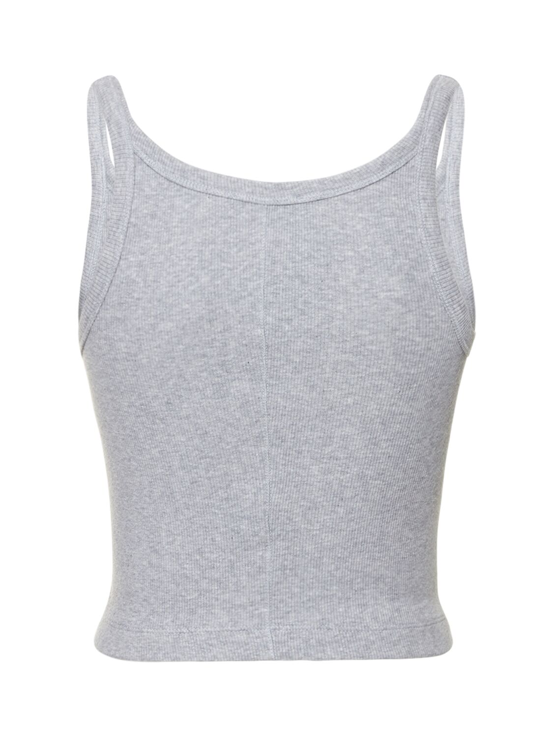 WARDROBE.NYC HB RIBBED STRETCH COTTON TANK TOP 