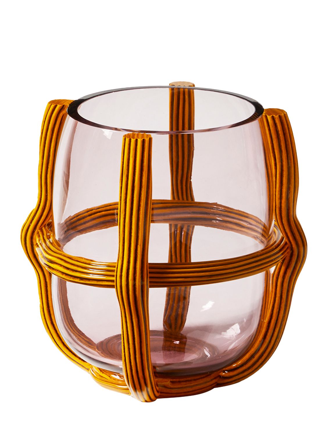 Cassina Sestiere Murano Glass Vase In Ametista