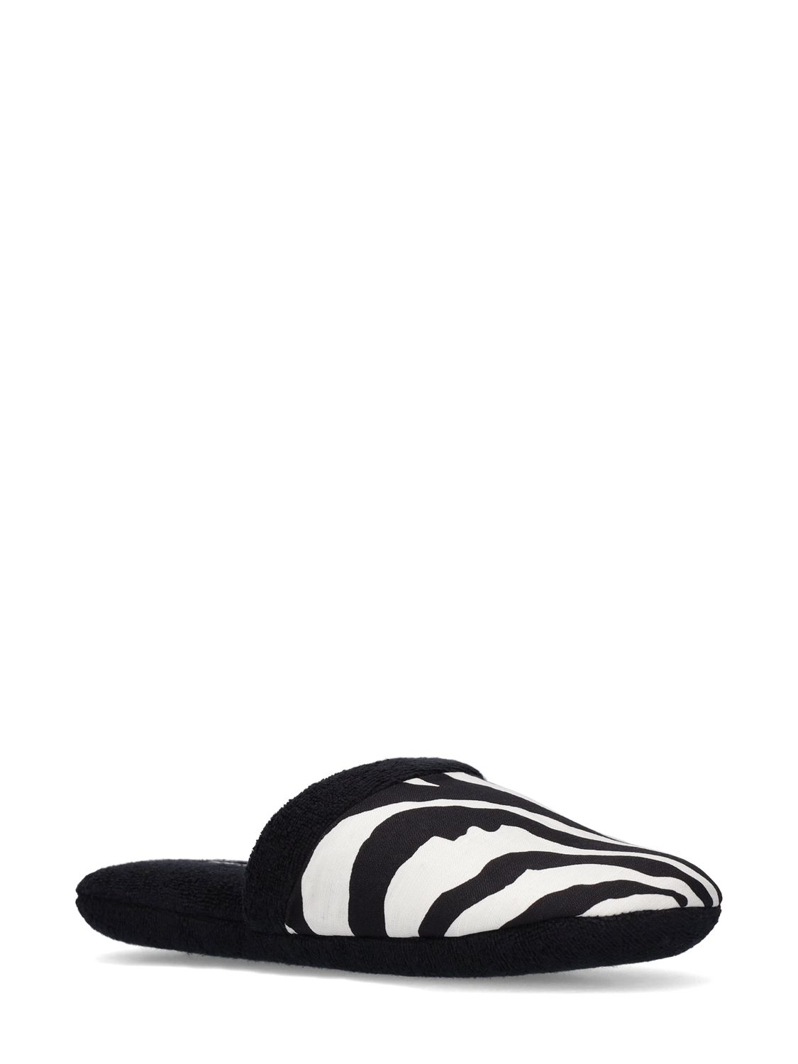 Dolce & Gabbana Zebra Slippers In Zebra