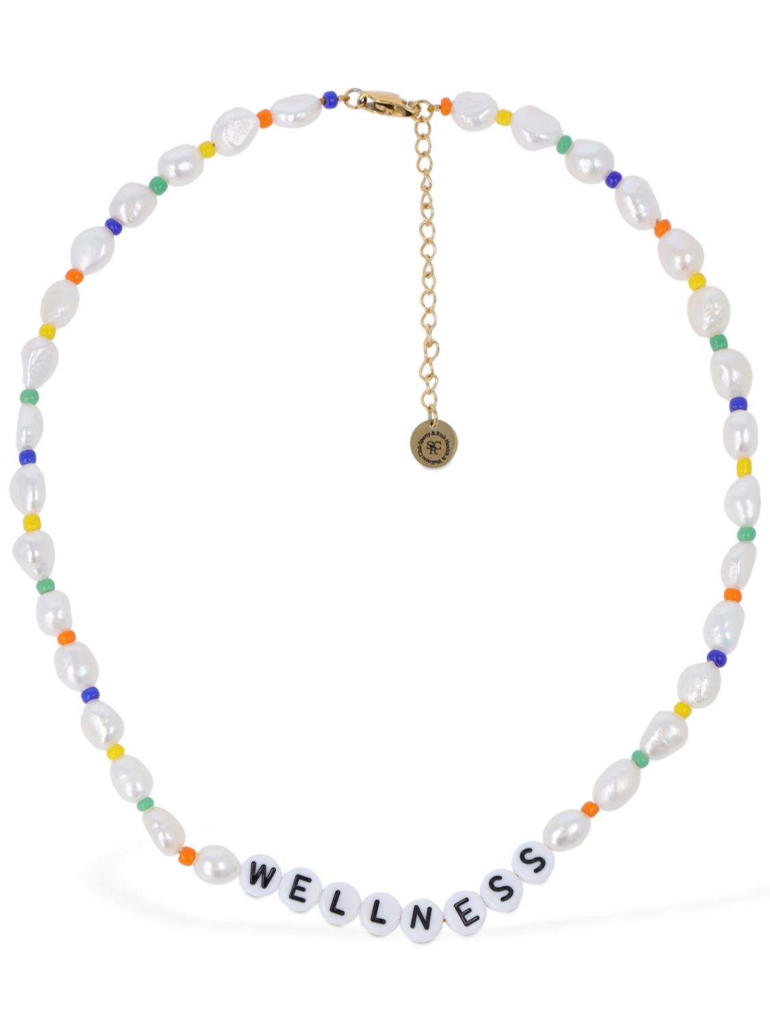 Wellness Faux Pearl & Bead Necklace