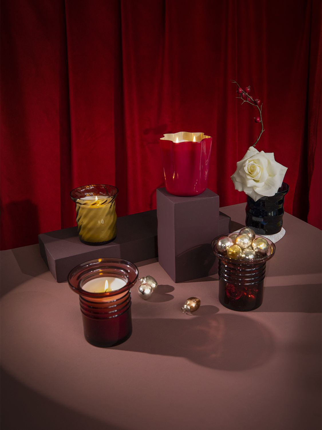 Fenice Murano Glass Candle