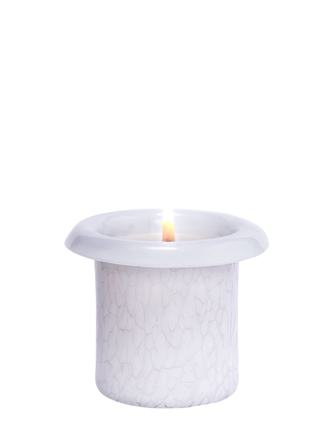 Aina Kari 600 Murano Glass Candle In White