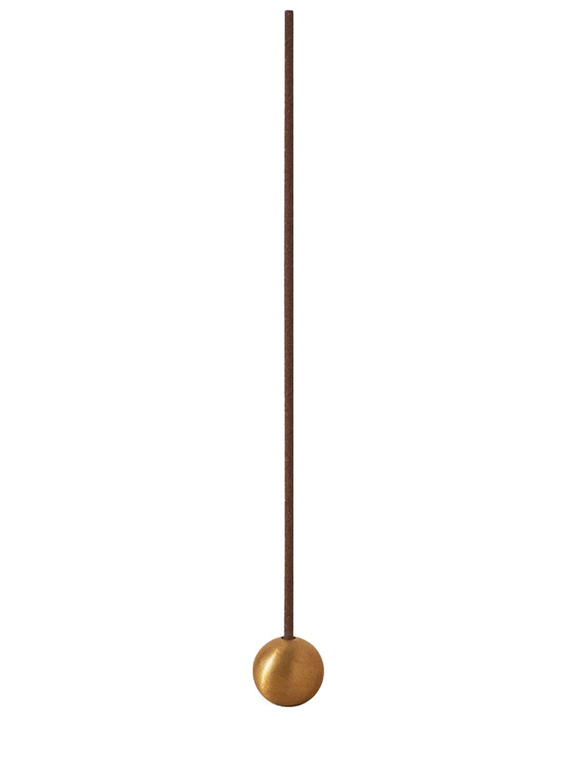 Brushed Sphere Ritual Incense Holder