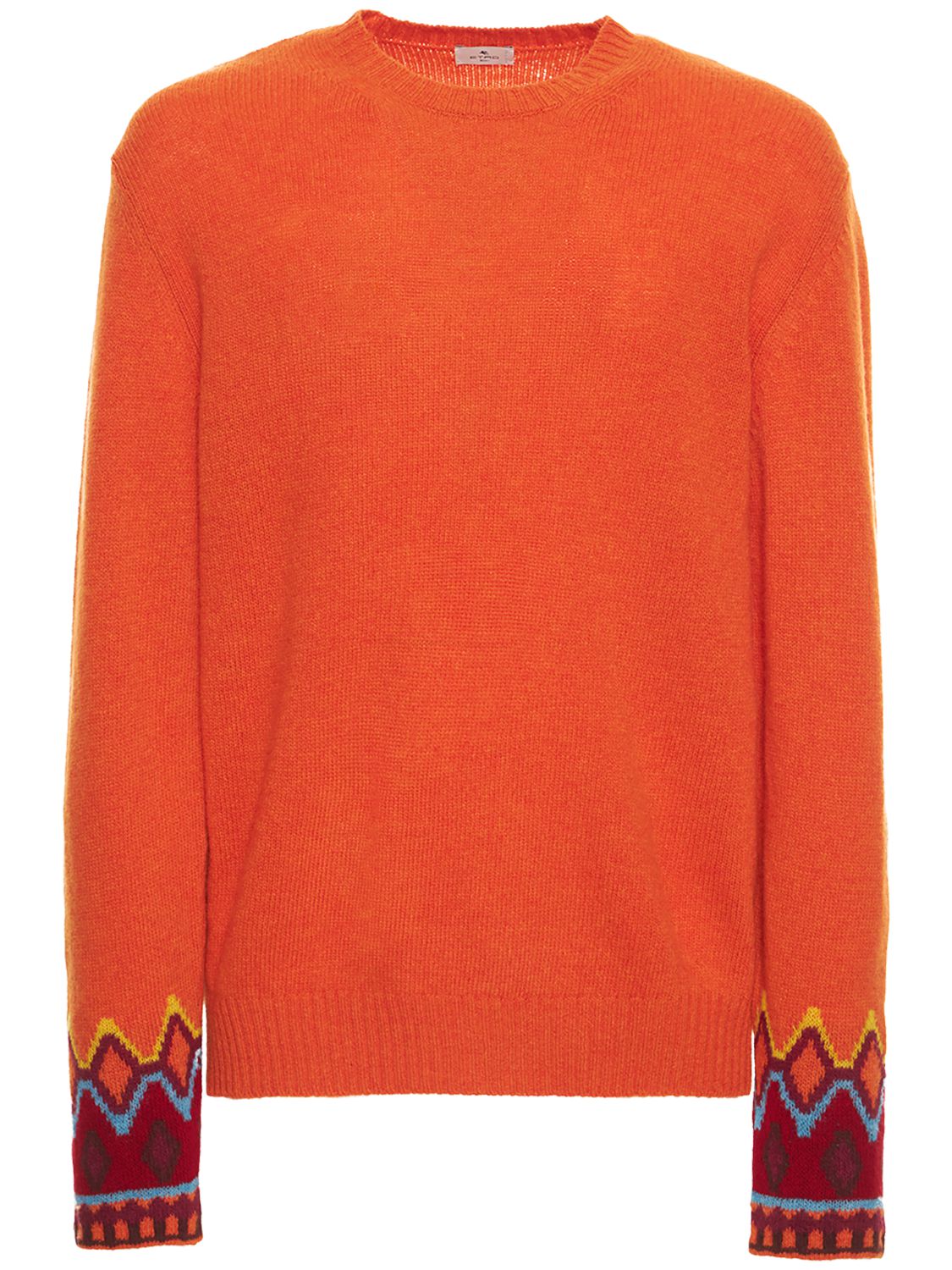 Pull-over En Maille De Laine Intarsia - ETRO - Modalova