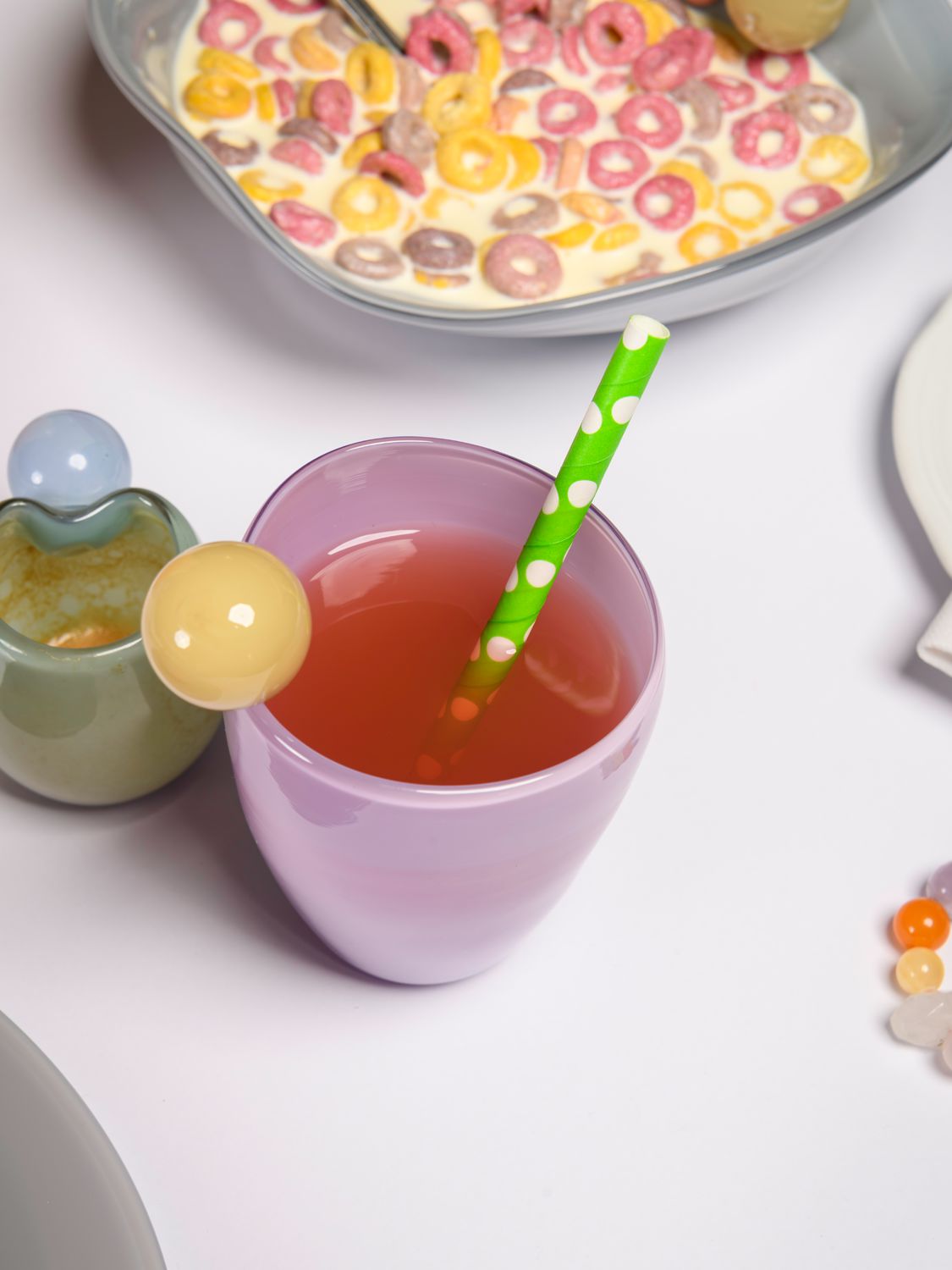 Helle Mardahl Bon Bon Water Glass In Pink