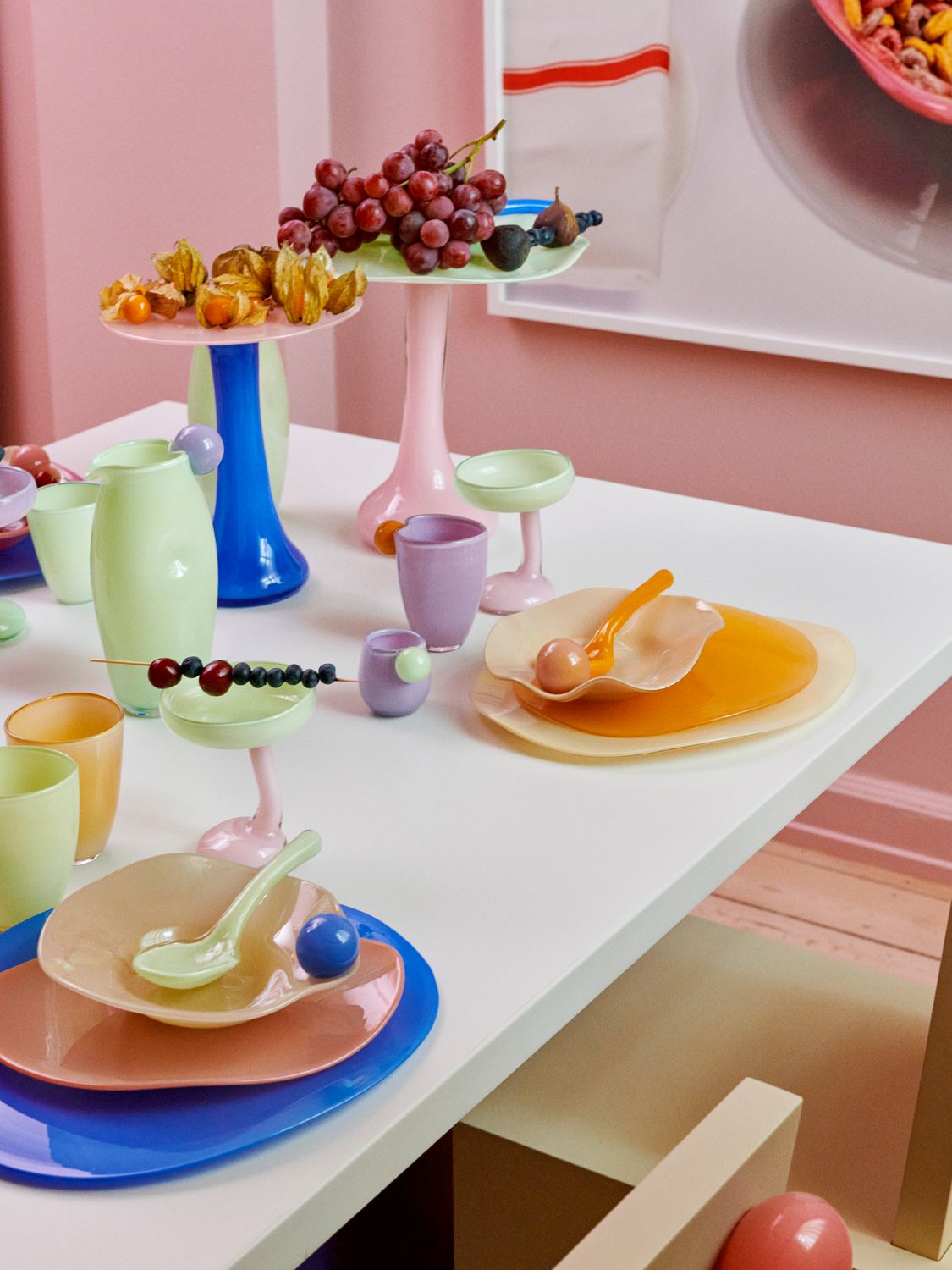 Helle Mardahl Bon Bon Water Glass In Pink
