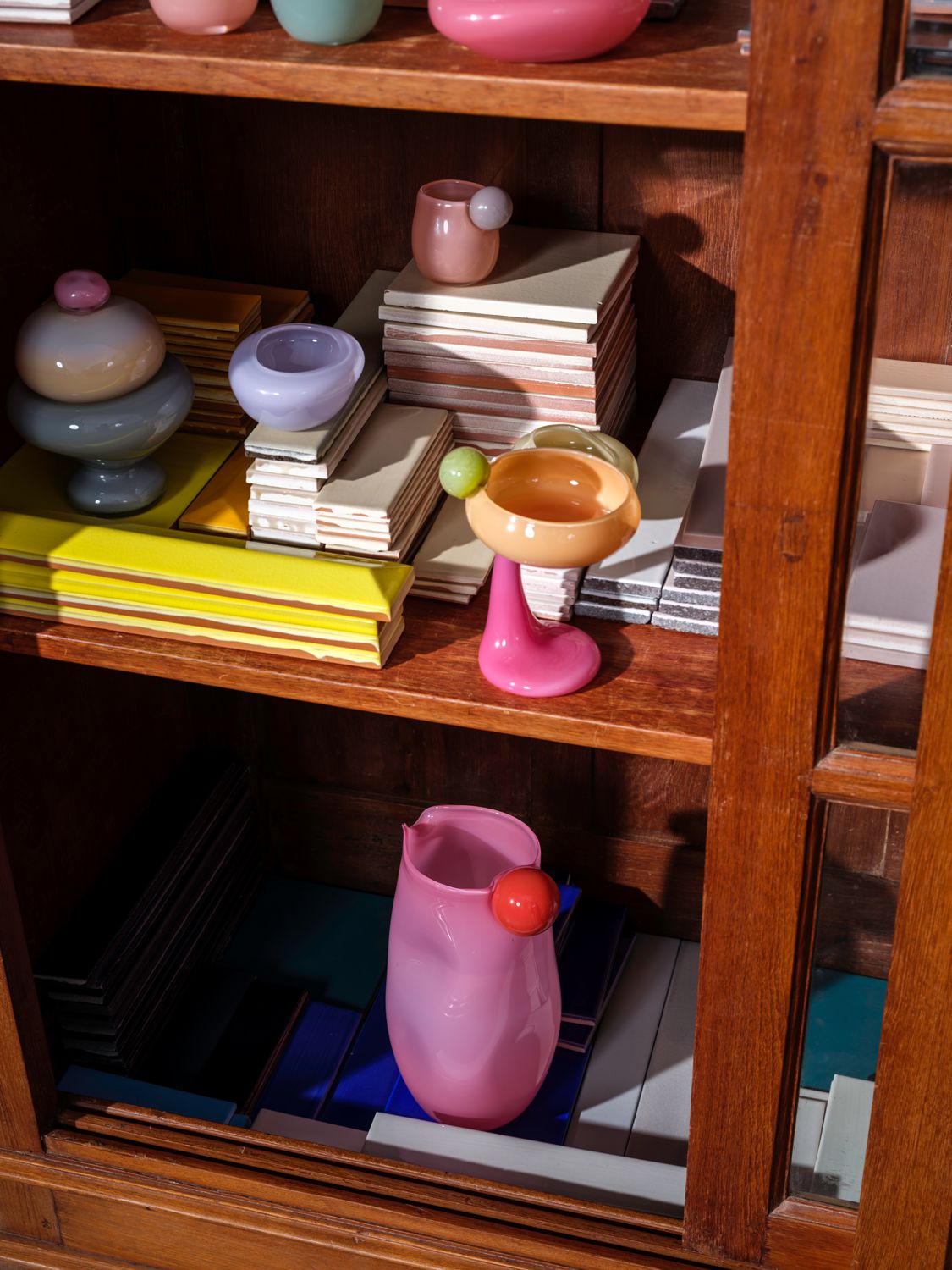 Helle Mardahl Jug With A Twist In Pink