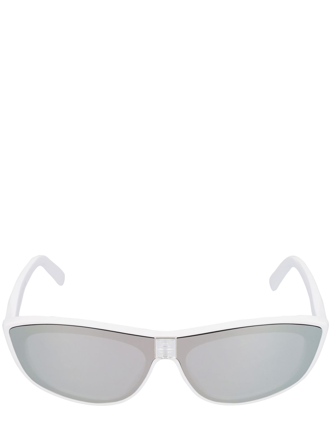 Givenchy 4gem Cat-eye Mask Acetate Sunglasses In Gray