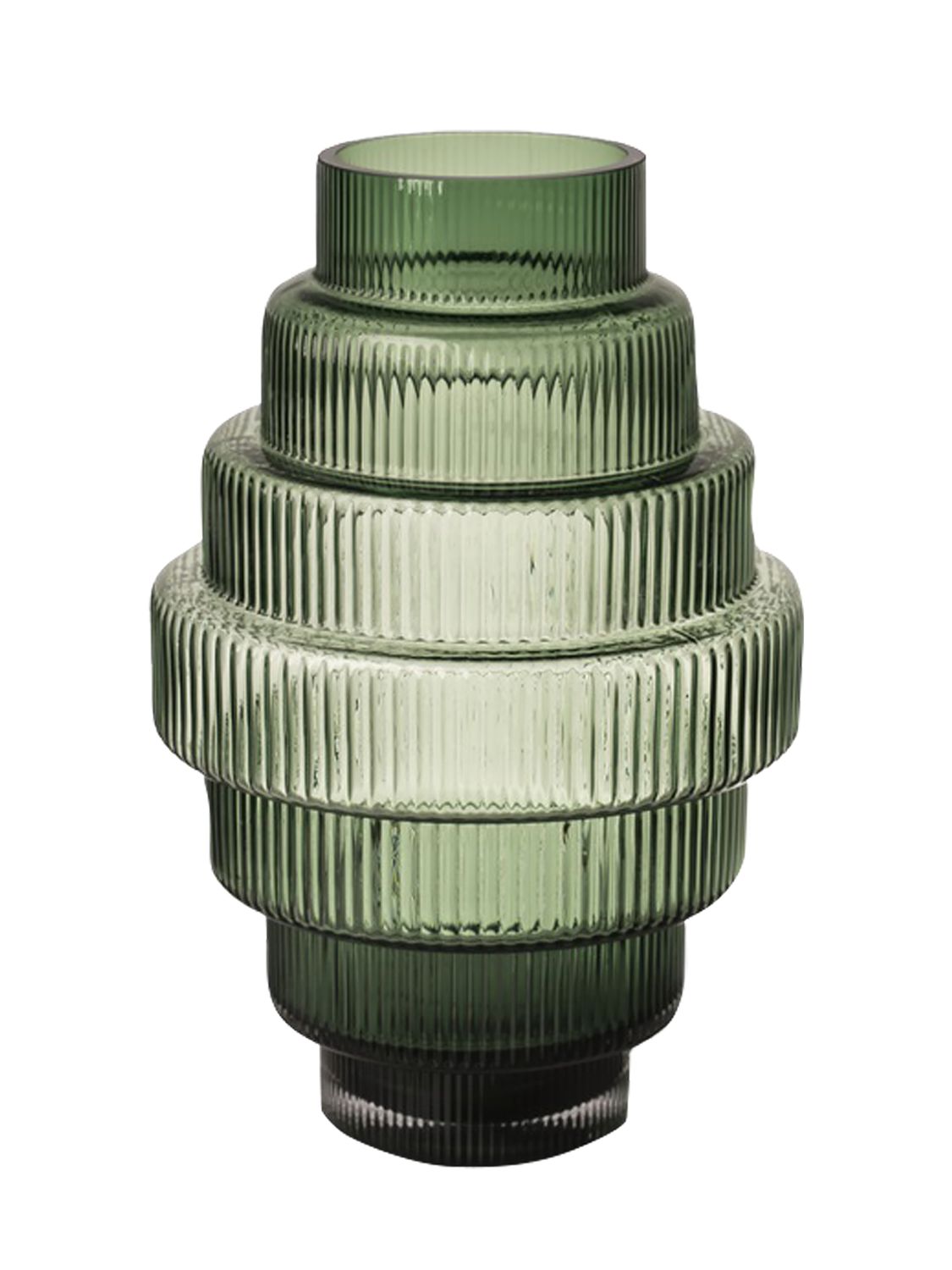 Polspotten Small Steps Vase In Green