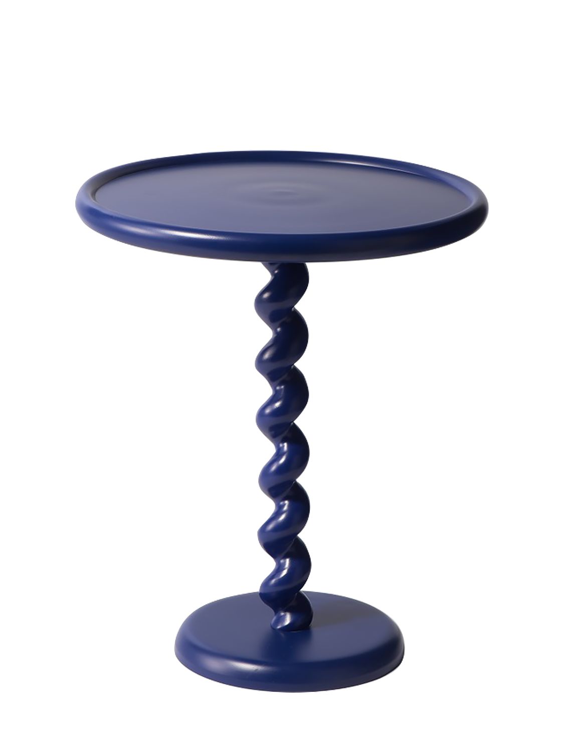 Polspotten Twister Side Table In Blue