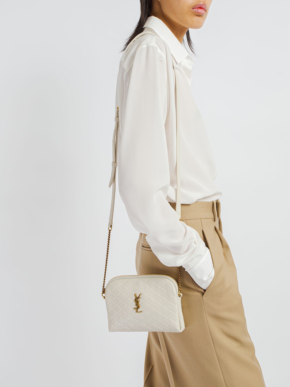 Gaby Leather Shoulder Bag