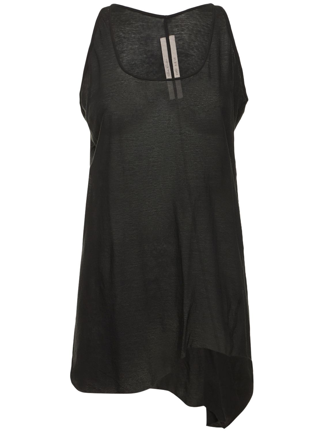 Débardeur Loose En Jersey De Coton - RICK OWENS - Modalova