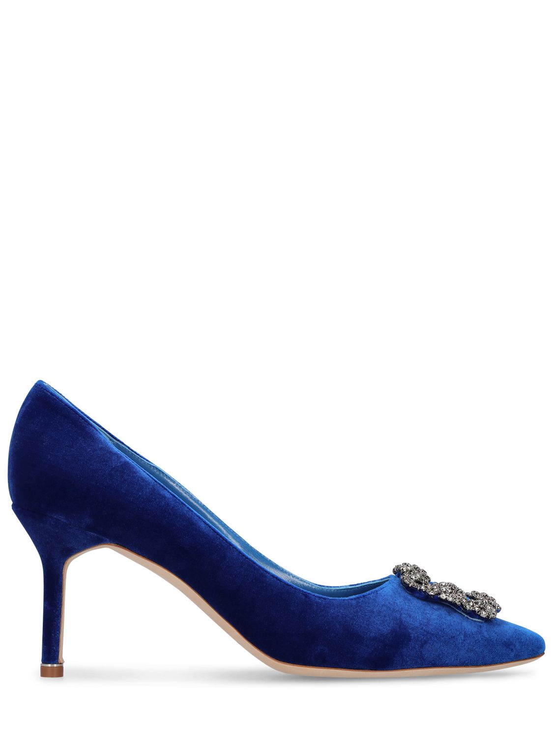 Escarpins En Velours Hangisi 70 Mm - MANOLO BLAHNIK - Modalova