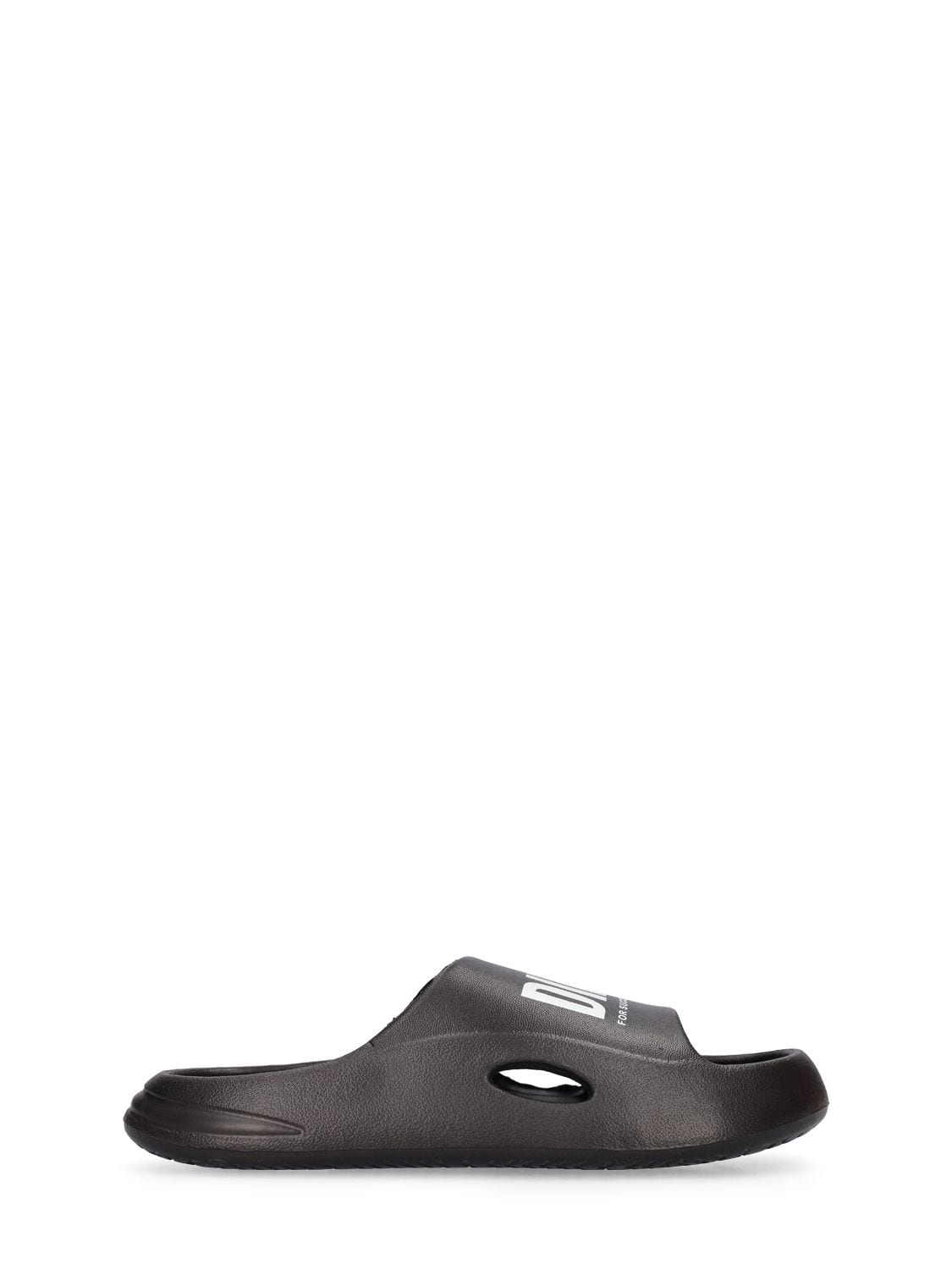 Logo Print Slide Sandals