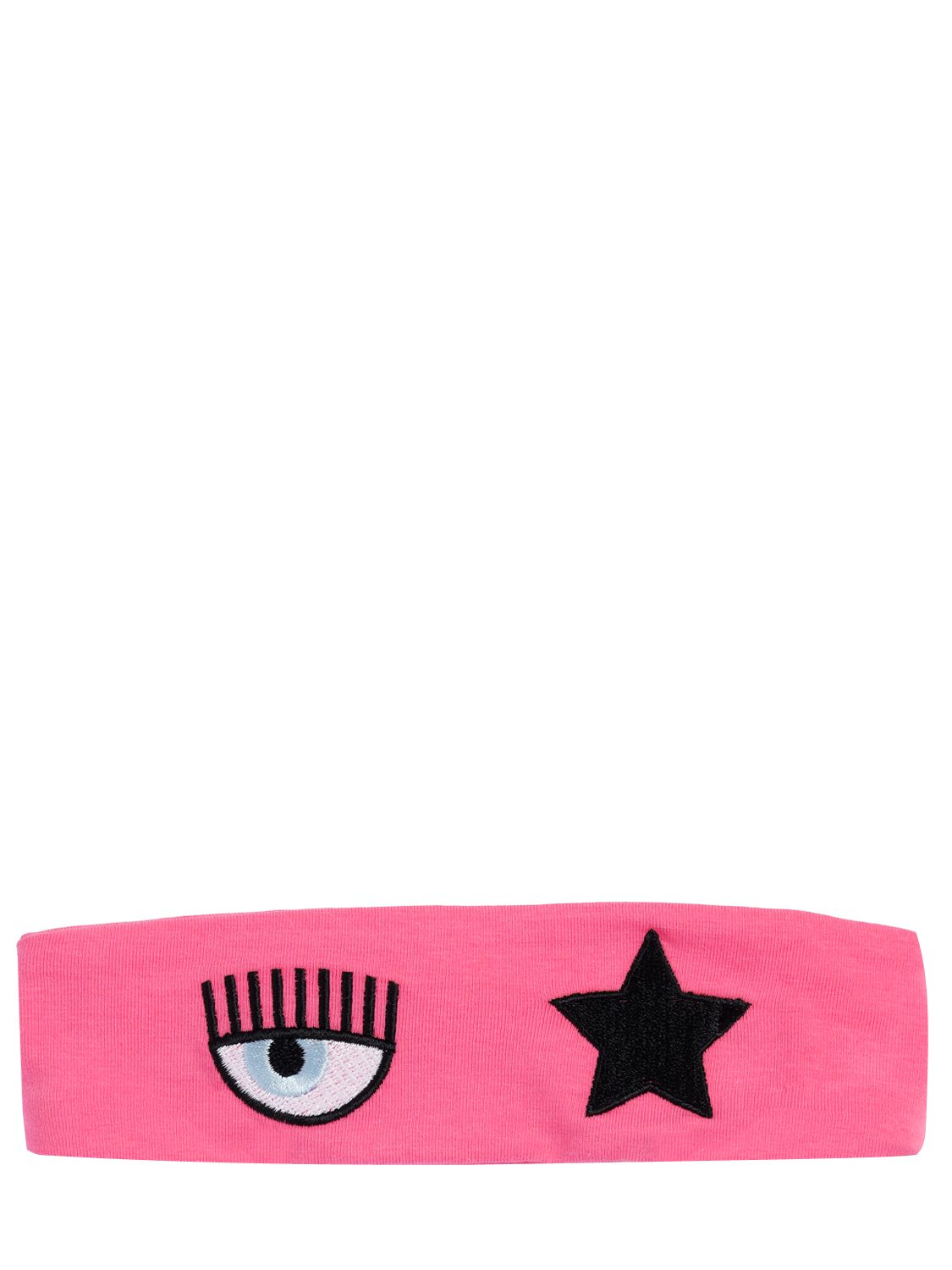 CHIARA FERRAGNI Eye & Star Cotton Jersey Headband