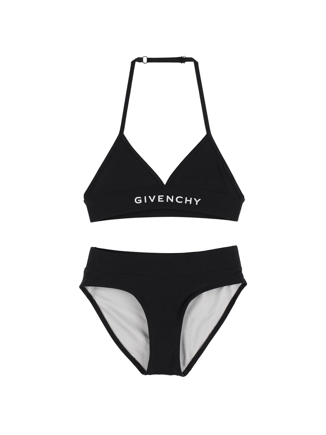 Givenchy Logo Print Stretch Tech Bikini