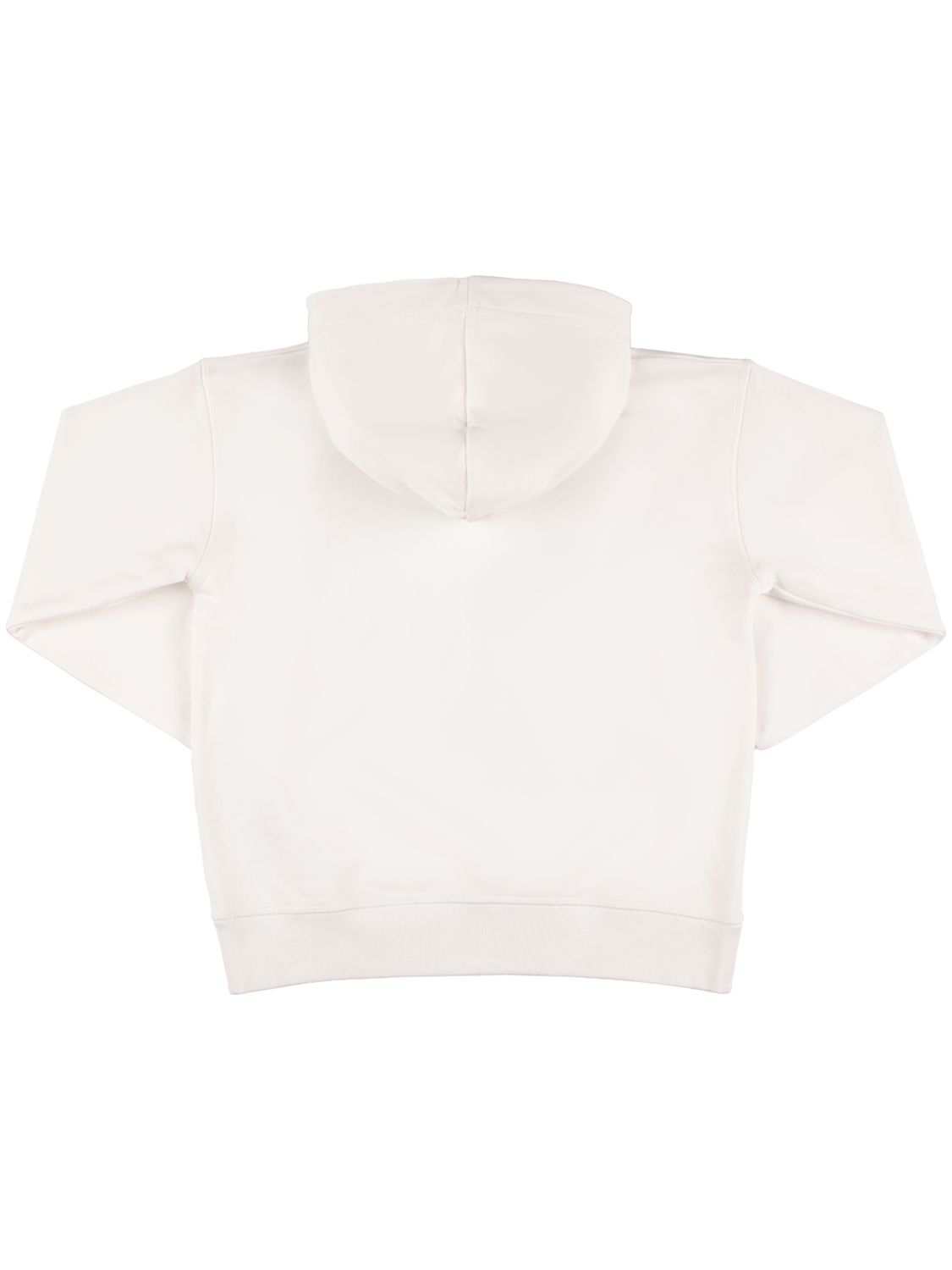 Dsquared2 Cotton Sweatshirt Hoodie W/ Logo In White