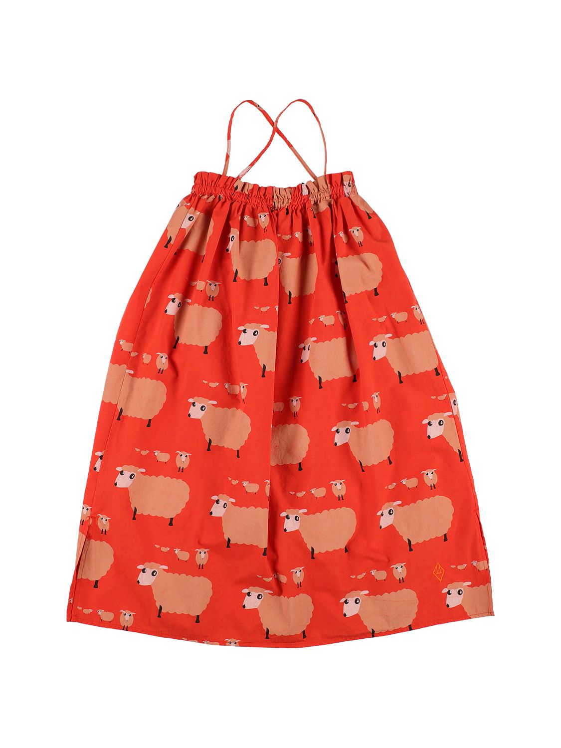 Sheep Print Cotton Dress