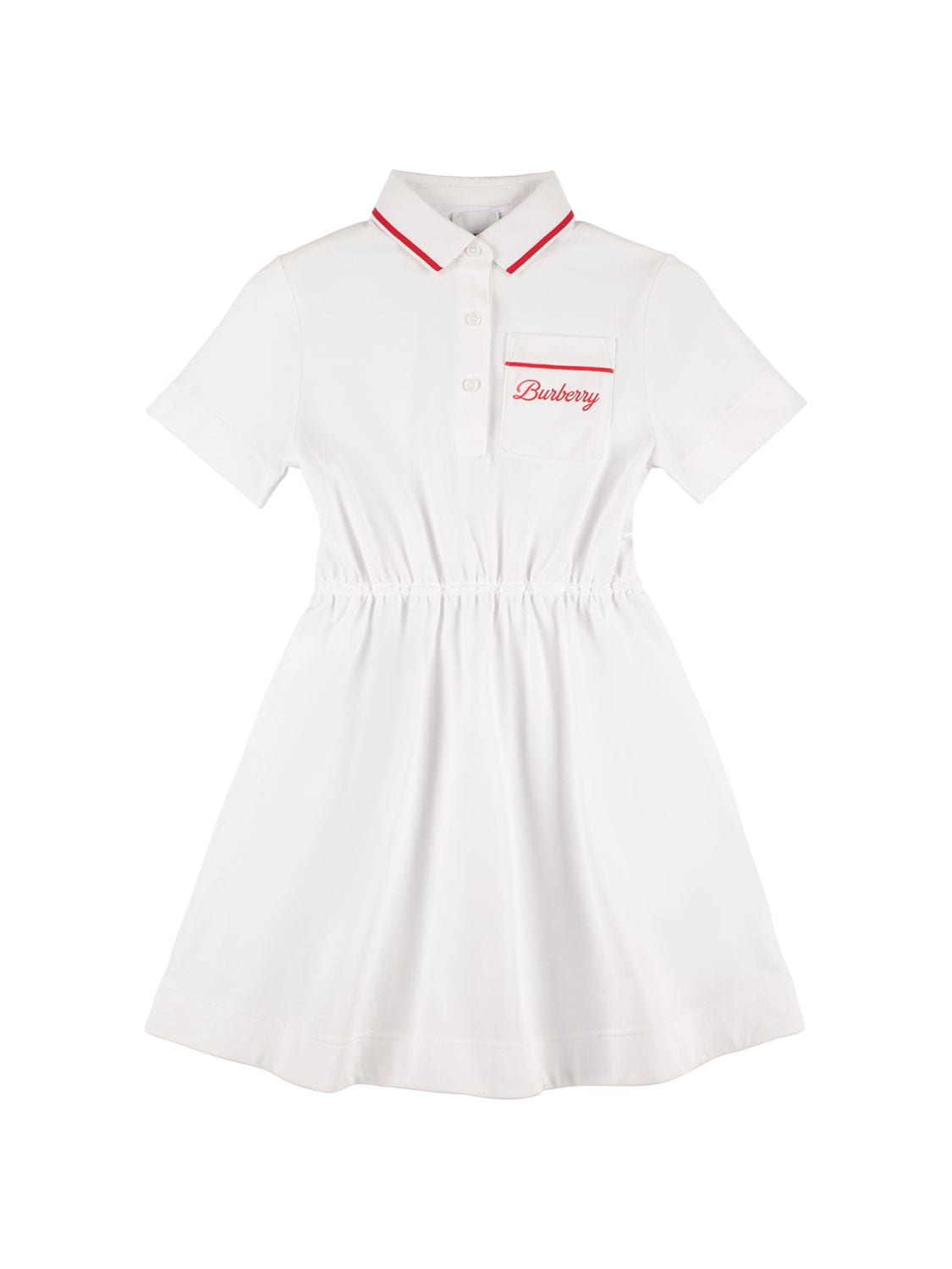 Cotton Polo Dress W/ Logo