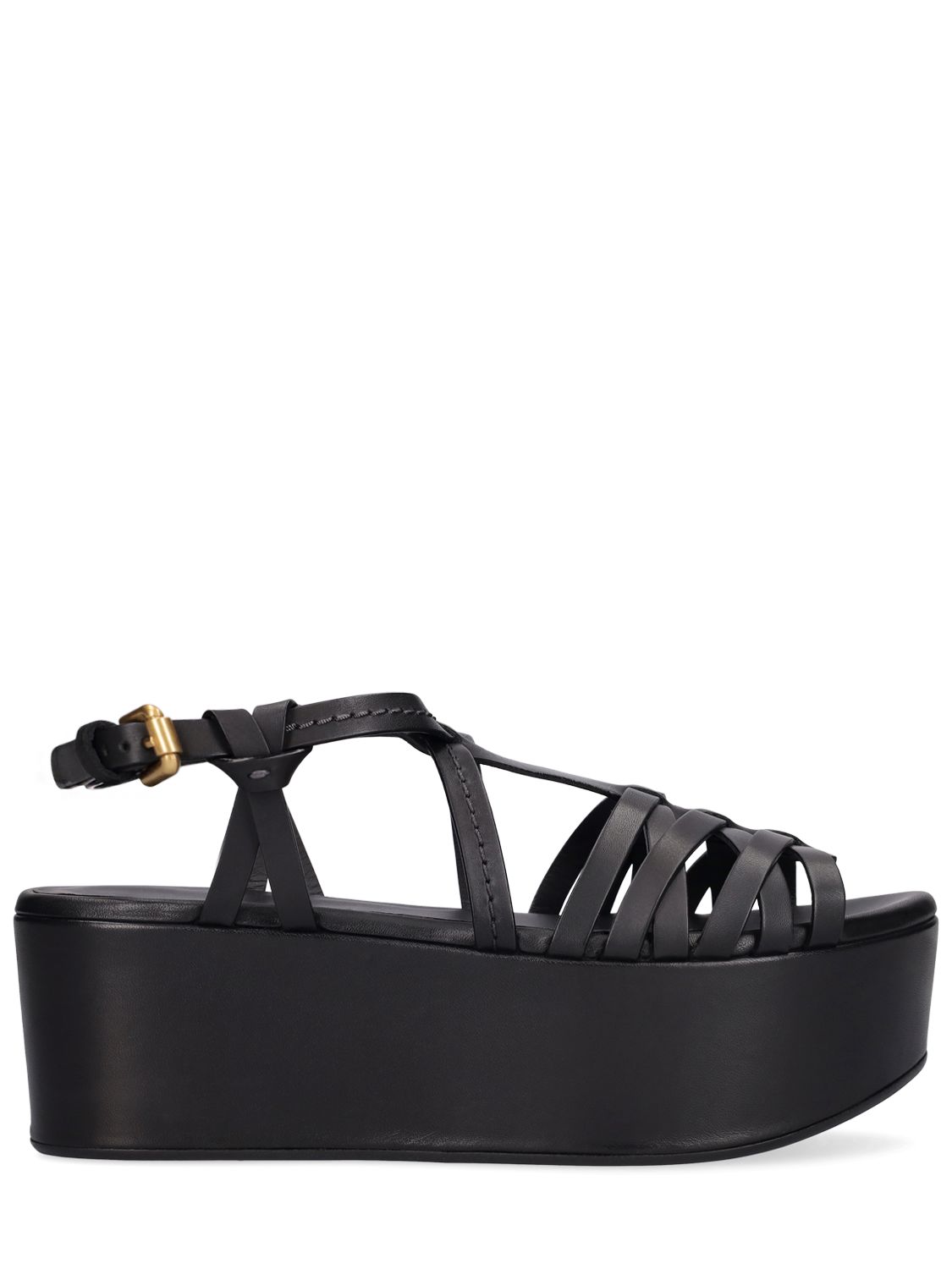 SEE BY CHLOÉ 60mm Ortiz Leather Wedges