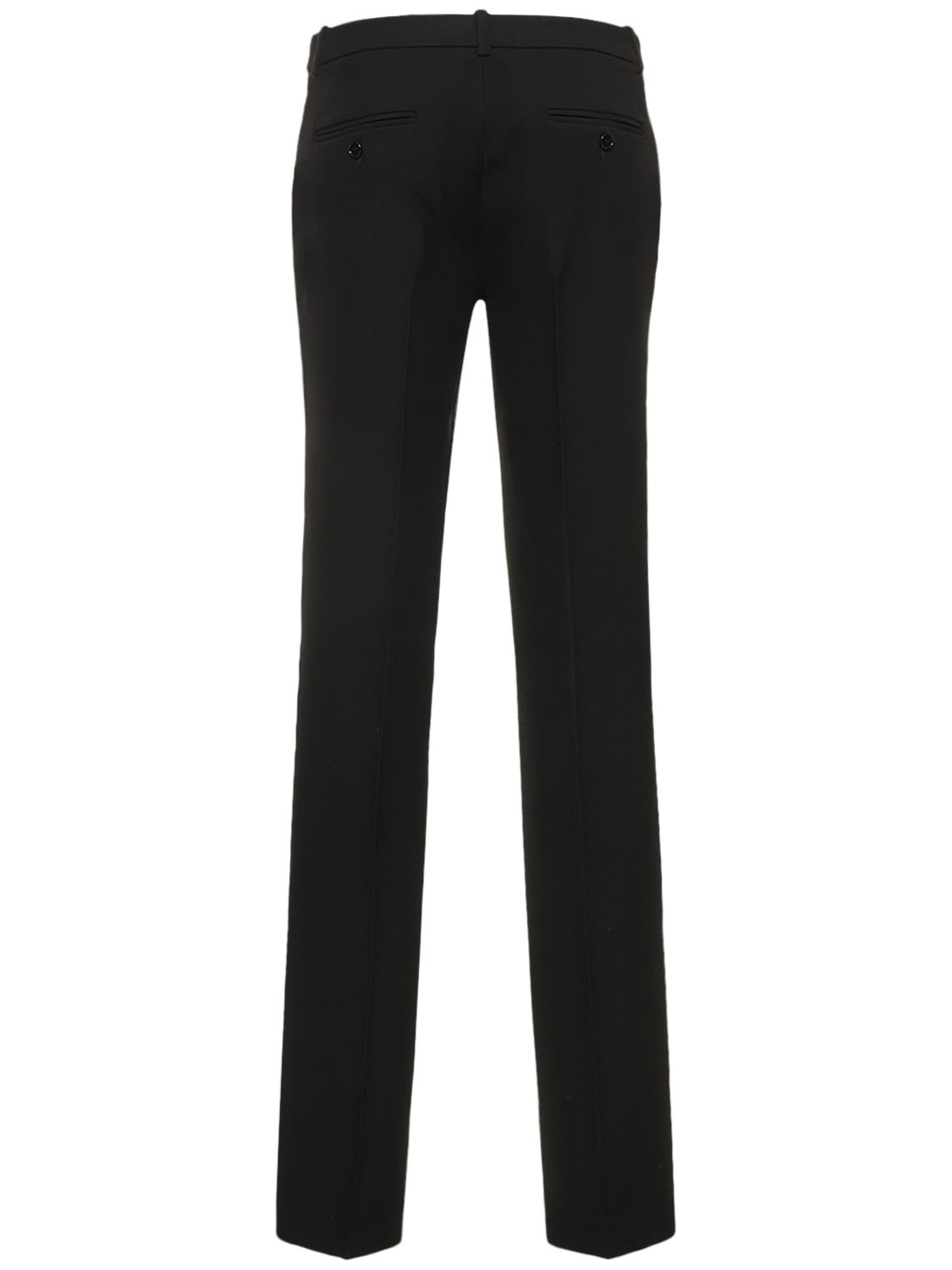 Shop Michael Kors Carolyn Crepe Sable Straight Pants In Black