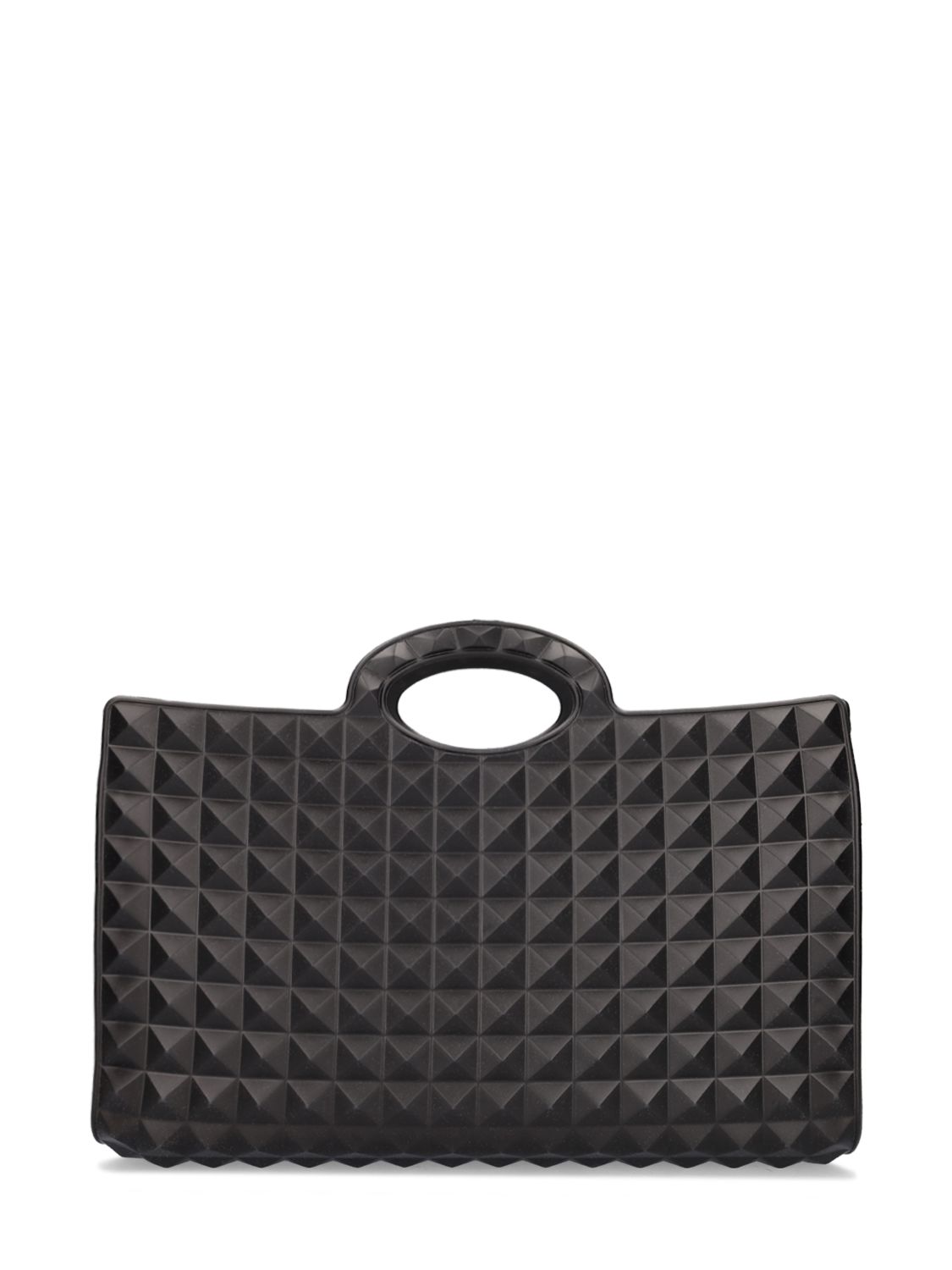 Le Troisieme Rubber Shopping Bag for Man in Black