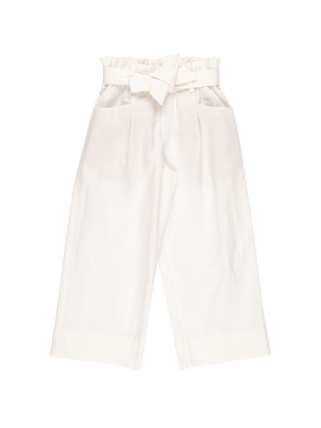 BRUNELLO CUCINELLI Paper Bag Waist Cotton Pants