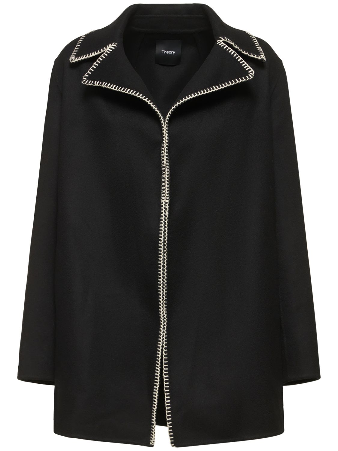 Veste En Laine Mélangée - THEORY - Modalova