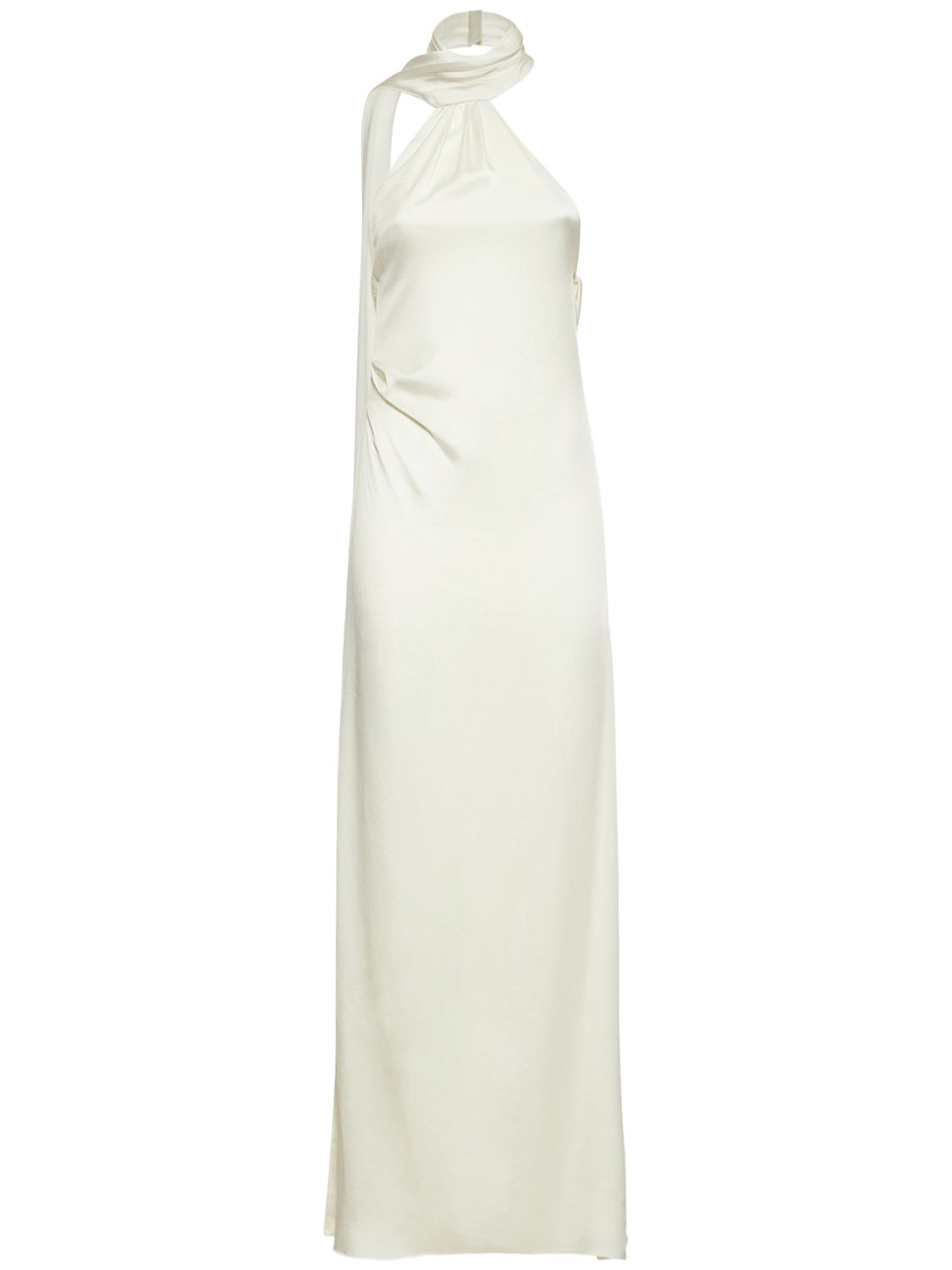Robe Longue En Satin Ruché Vittoria - SIMKHAI - Modalova