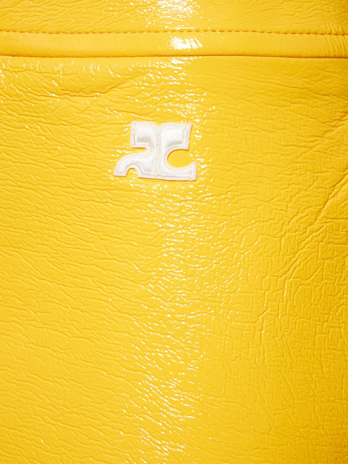 COURRÈGES VINYL MINI SKIRT 