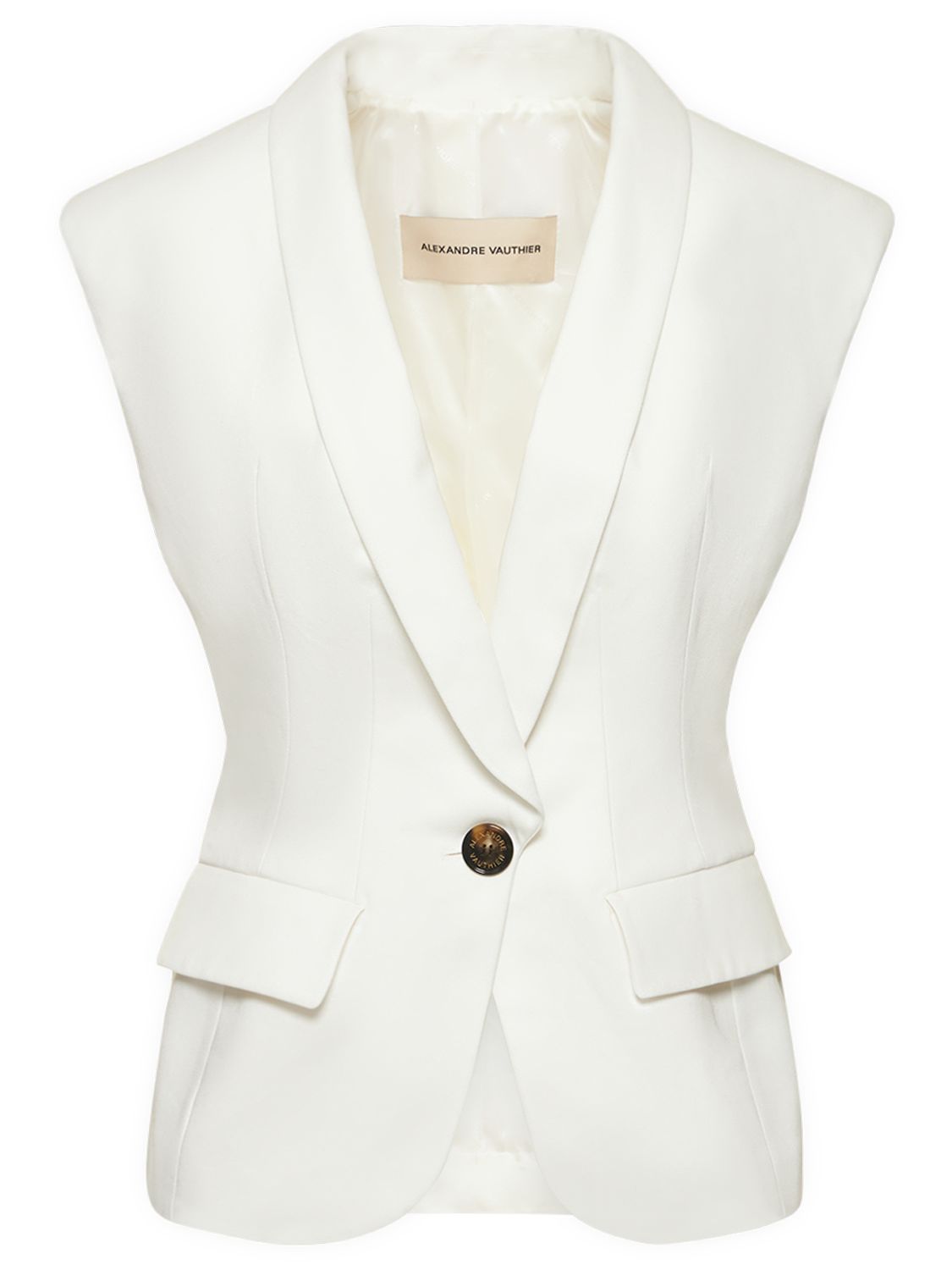 Gilet Ajusté En Sergé - ALEXANDRE VAUTHIER - Modalova